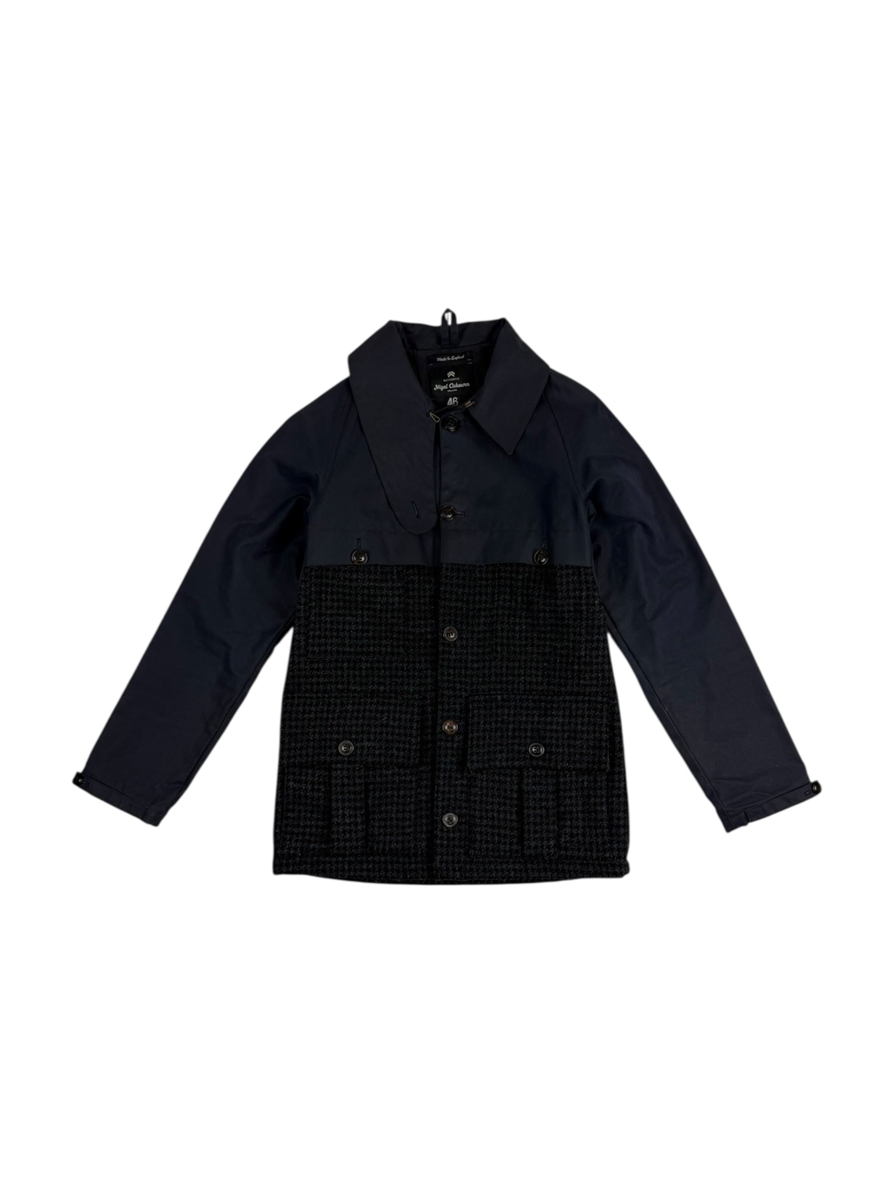 Nigel NIGEL CABOURN × Harris Tweed マロリーベスト size48 ネイビー 