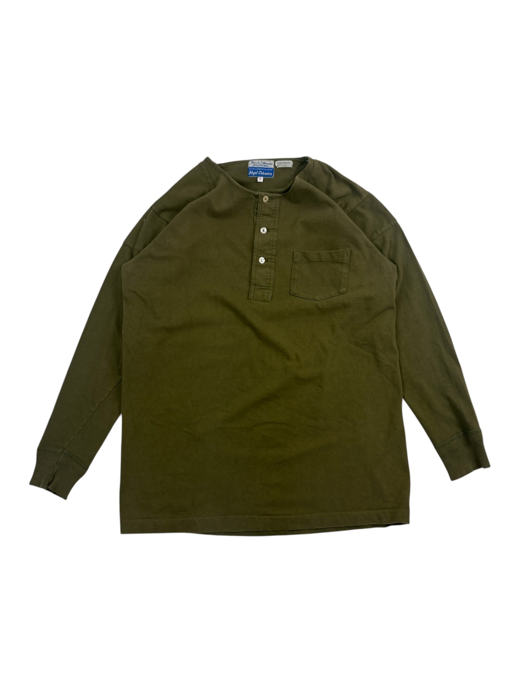 Nigel Cabourn x Merz b Schwanen LS Henley Shirt