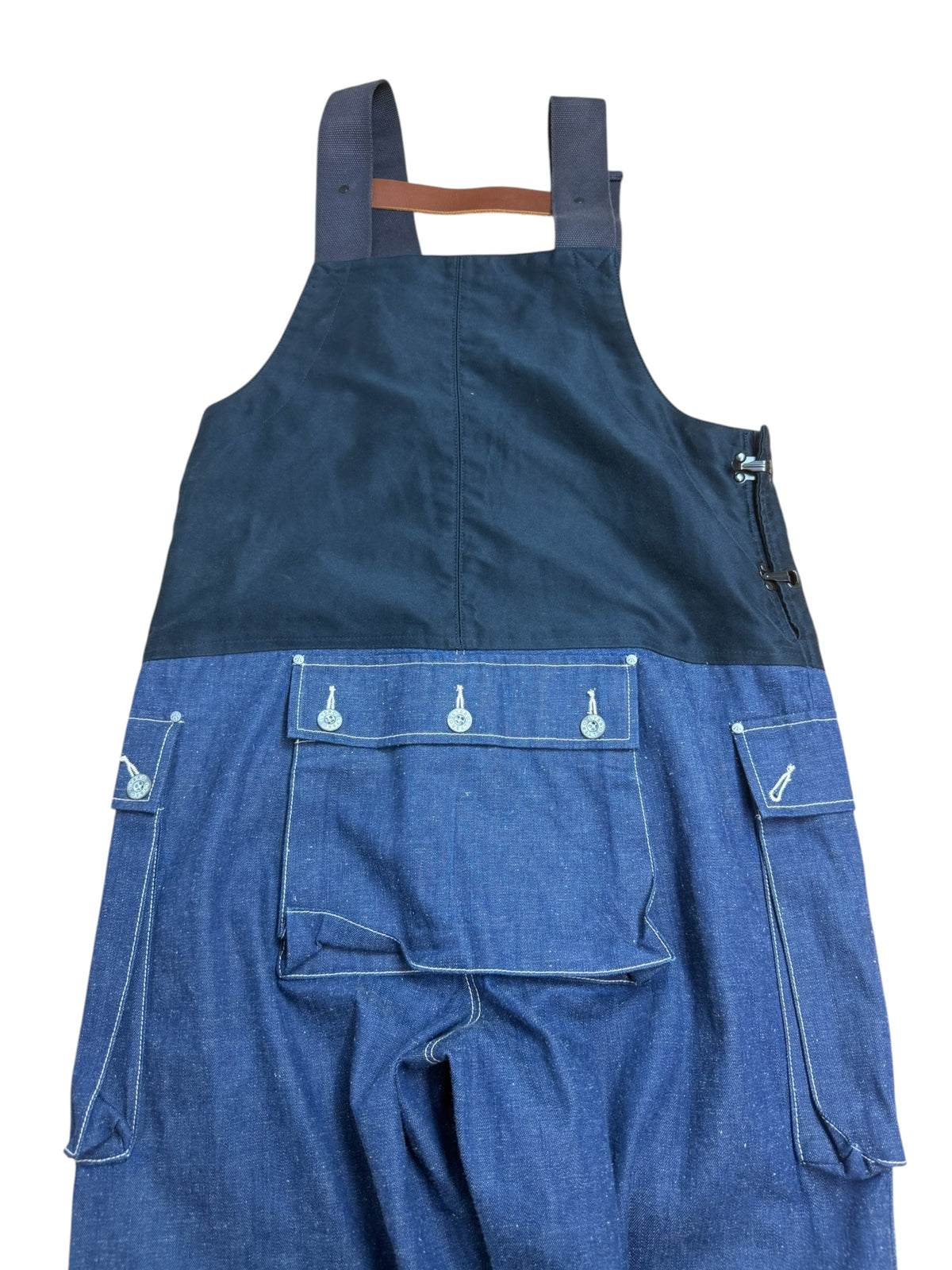 Nigel Cabourn Lybro Railway Denim Dungarees