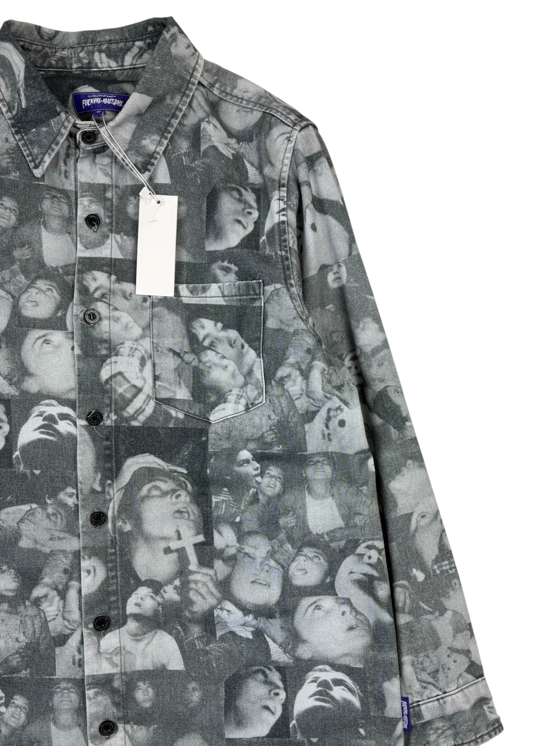 Fucking Awesome Praying Kids Twill Shirt