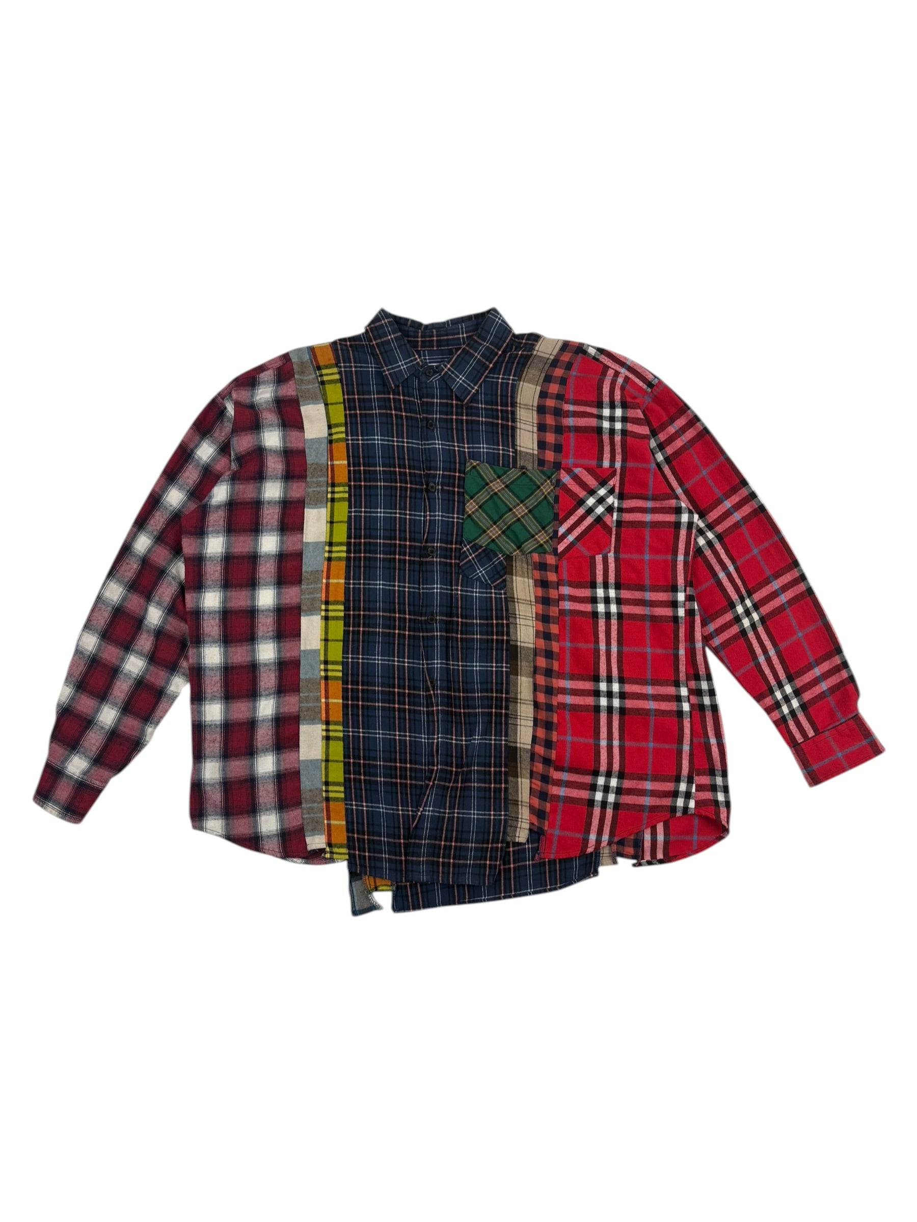 Needles Rebuild 7 Cuts Flannel Shirt