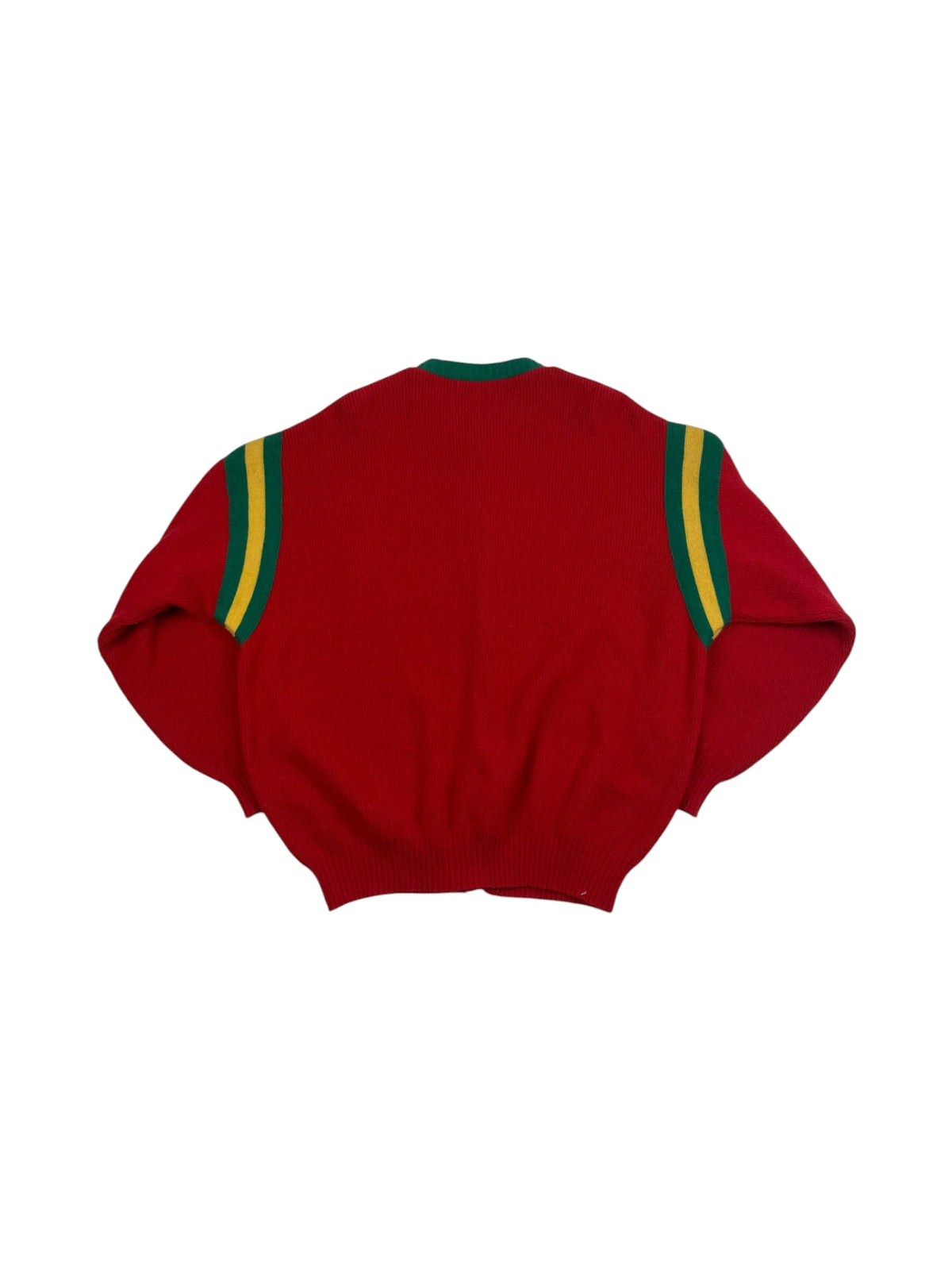 Chipie 1980s Sportswear Wool Knit Cardigan
