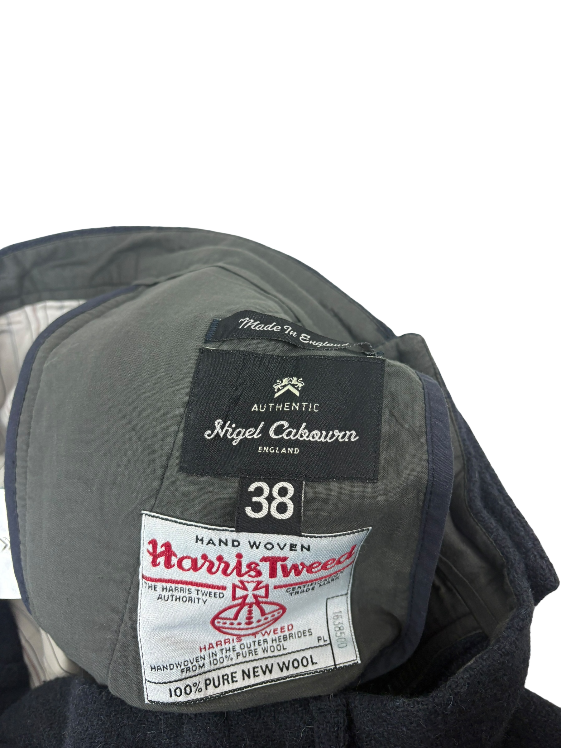 Nigel Cabourn Authentic Harris Tweed Wool Trousers