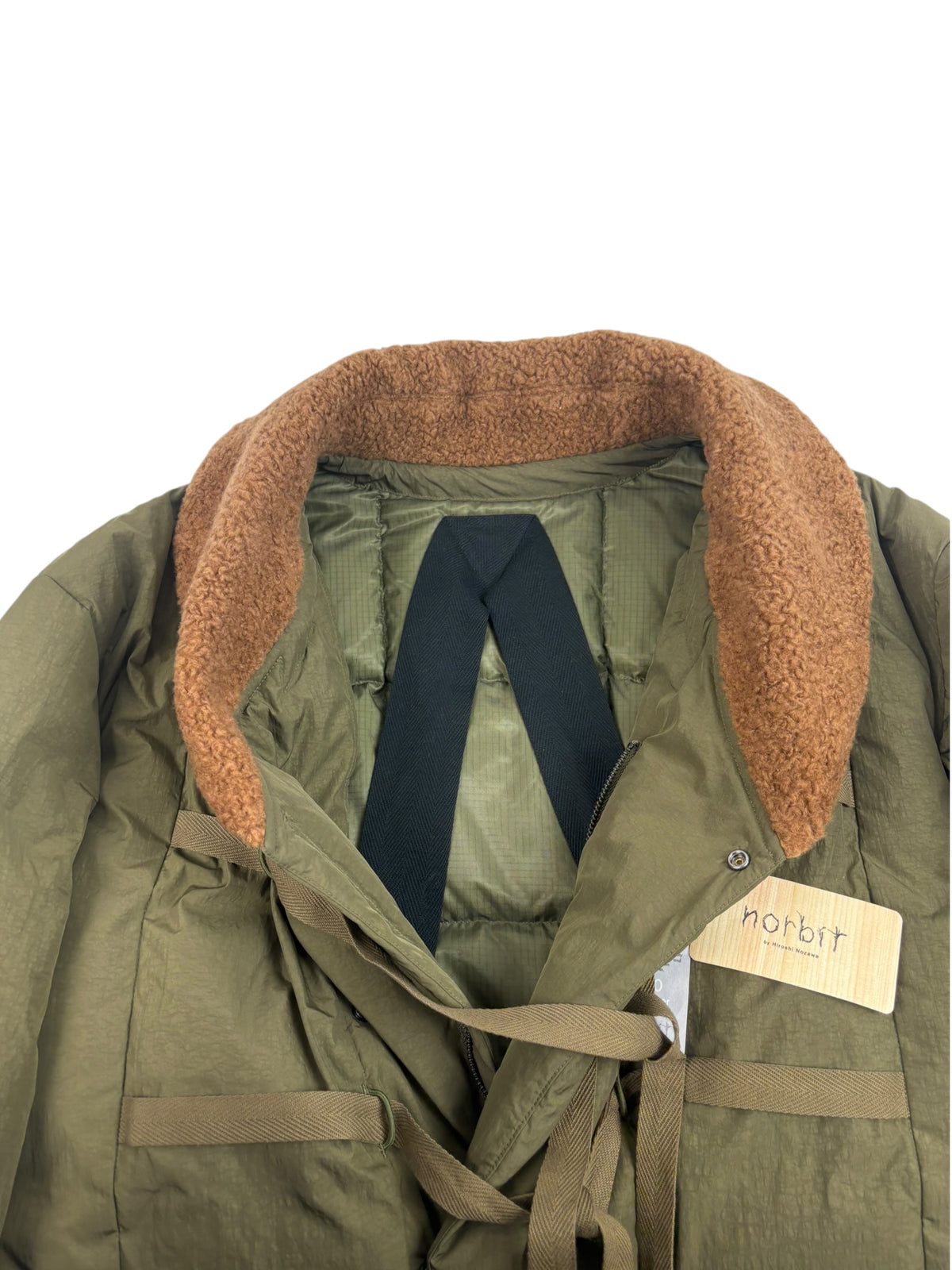 Norbit by Hiroshi Nozawa Shawl Collar Boa Down Jacket