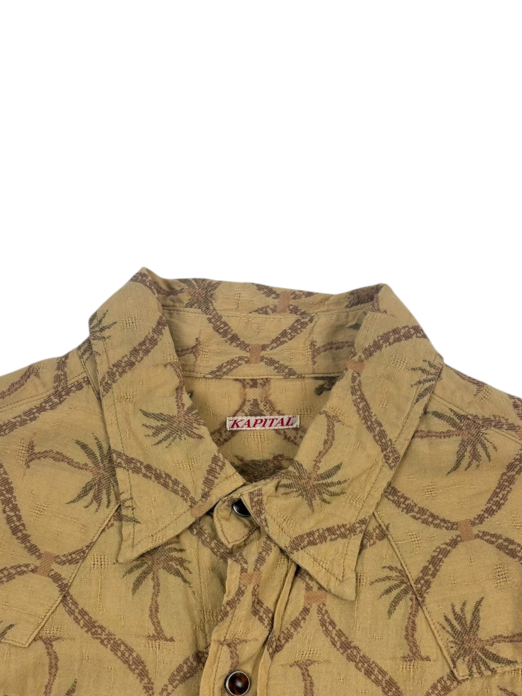 Kapital Jacquard Palm Tree Shirt