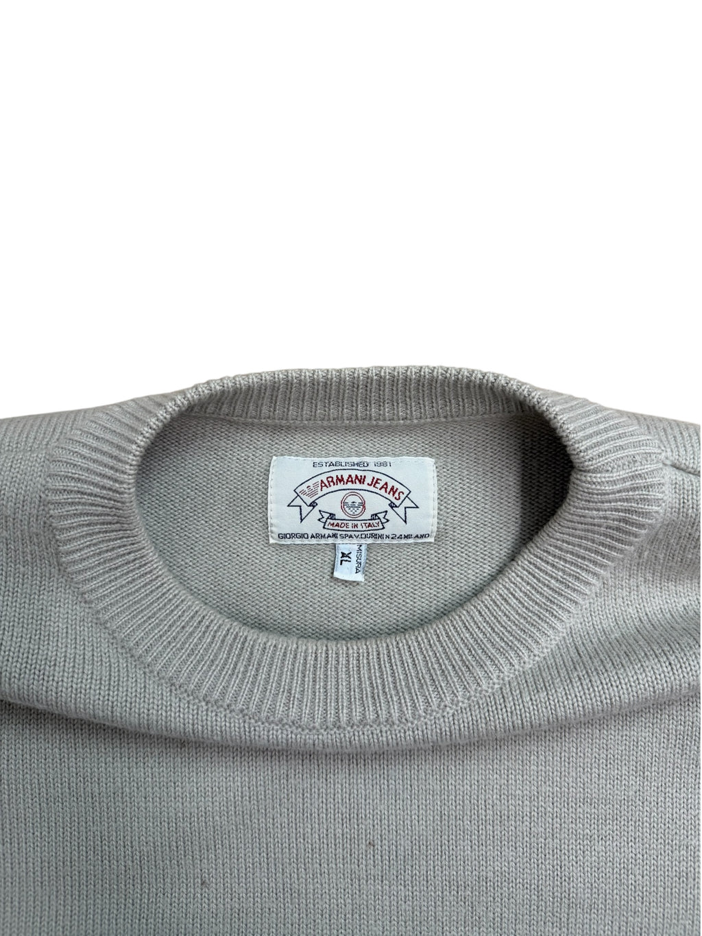 Armani Jeans 90s Spell Out Sweatshirt