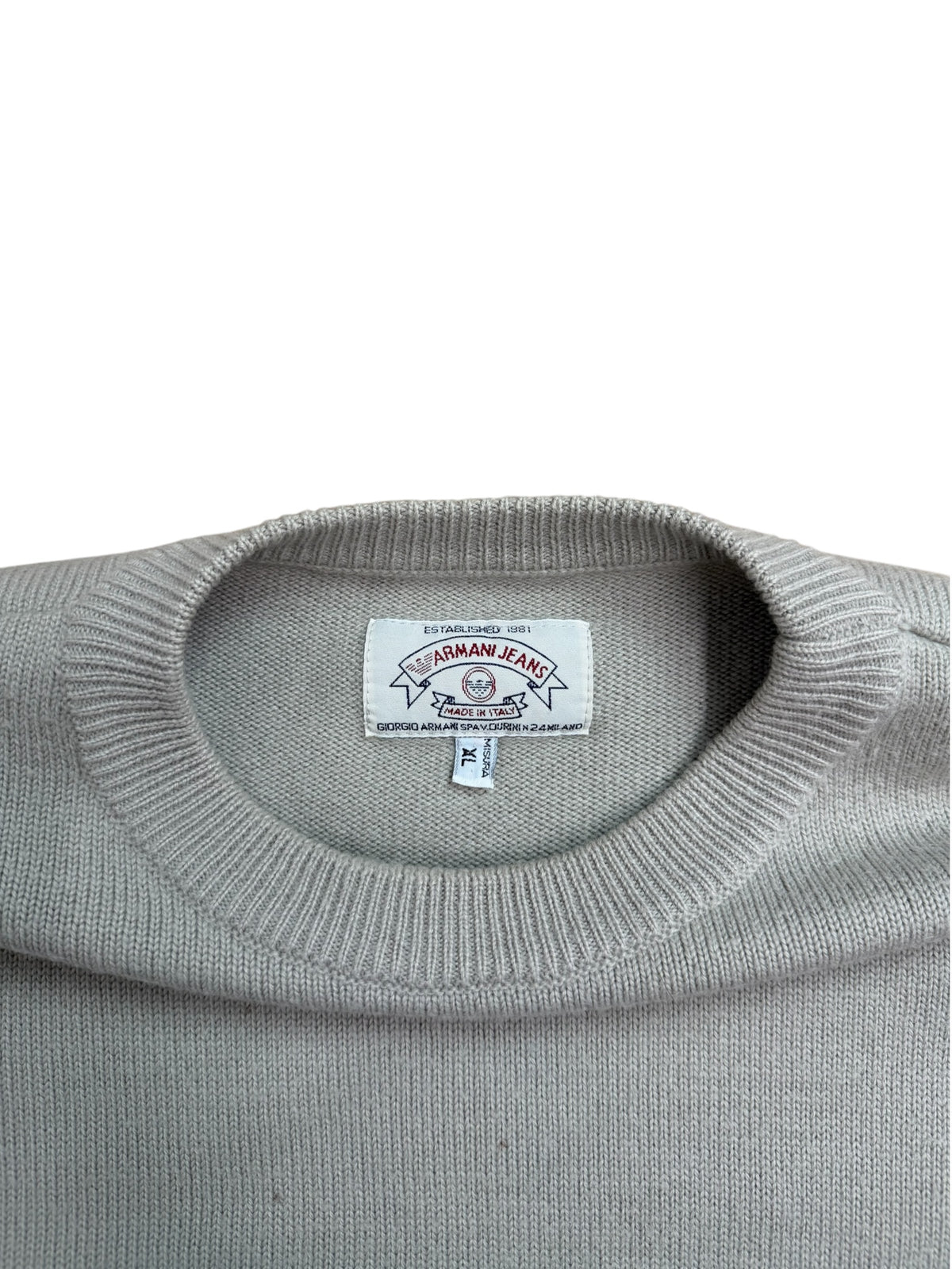 Armani Jeans 90s Spell Out Sweatshirt