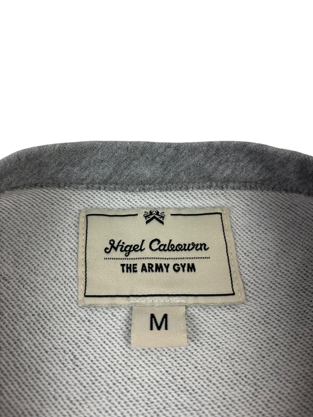Nigel Cabourn Army Gym Embroidered Globe Sweater