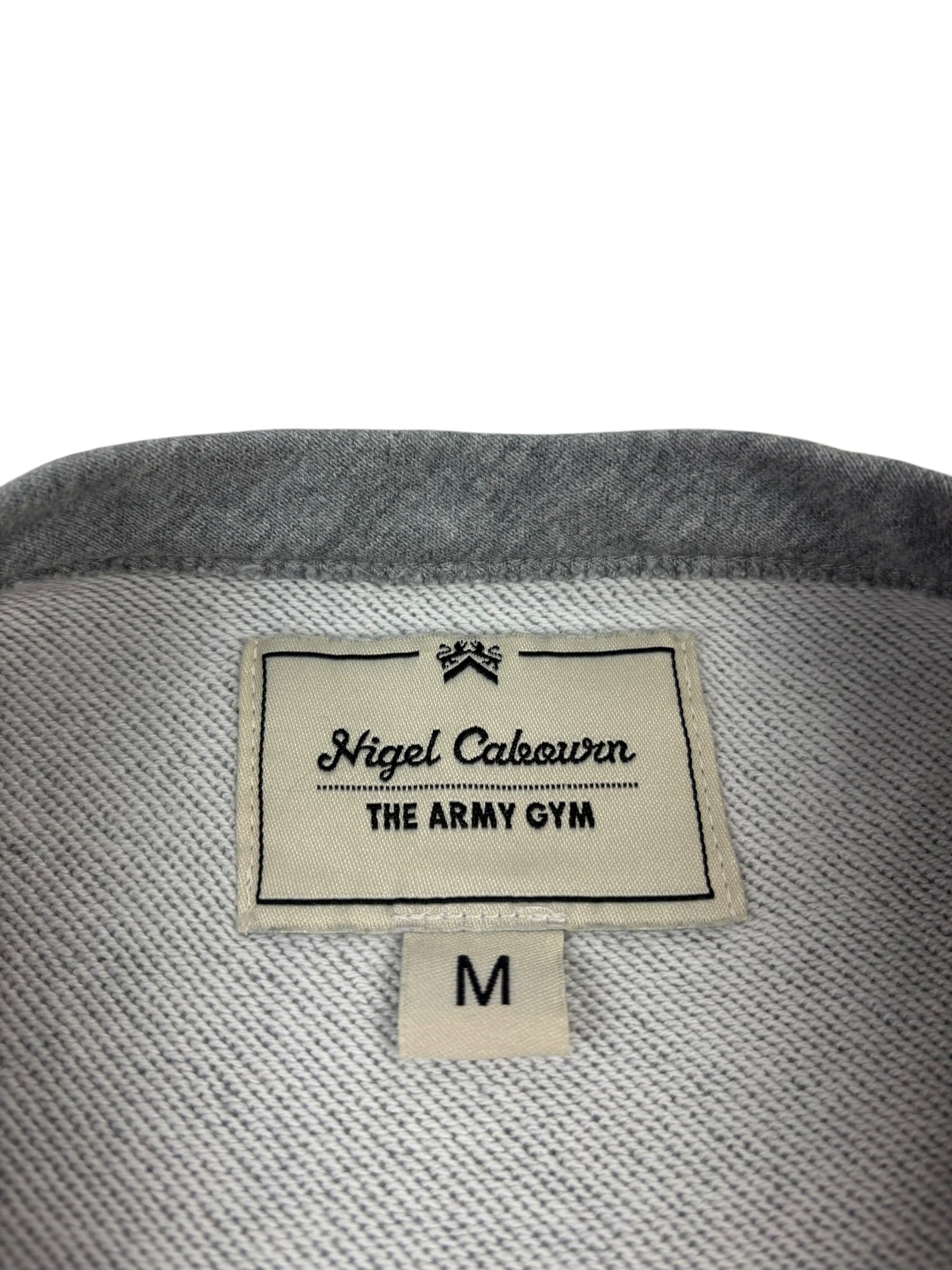 Nigel Cabourn Army Gym Embroidered Globe Sweater