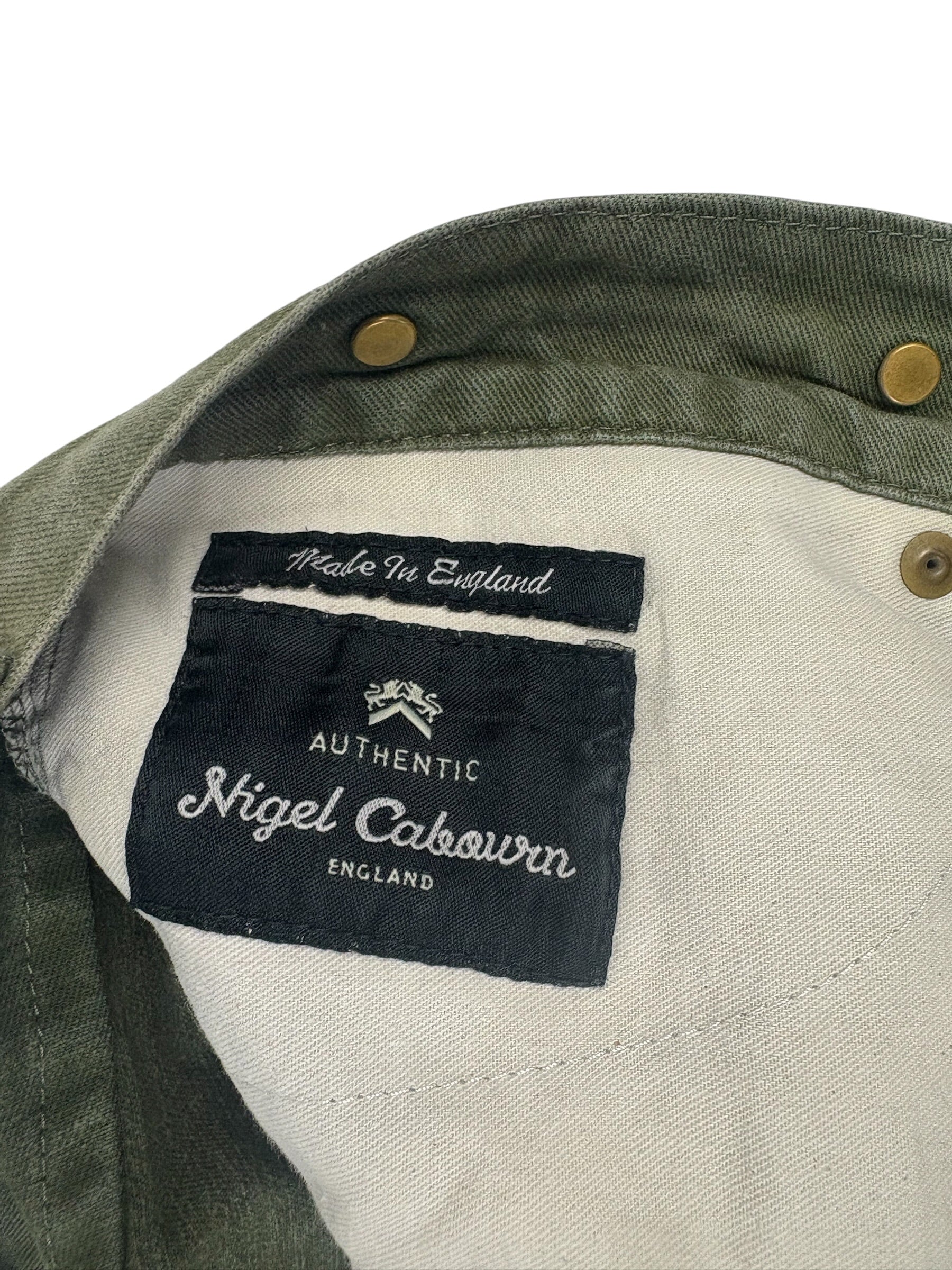Nigel Cabourn Authentic Military Green Railway Pants