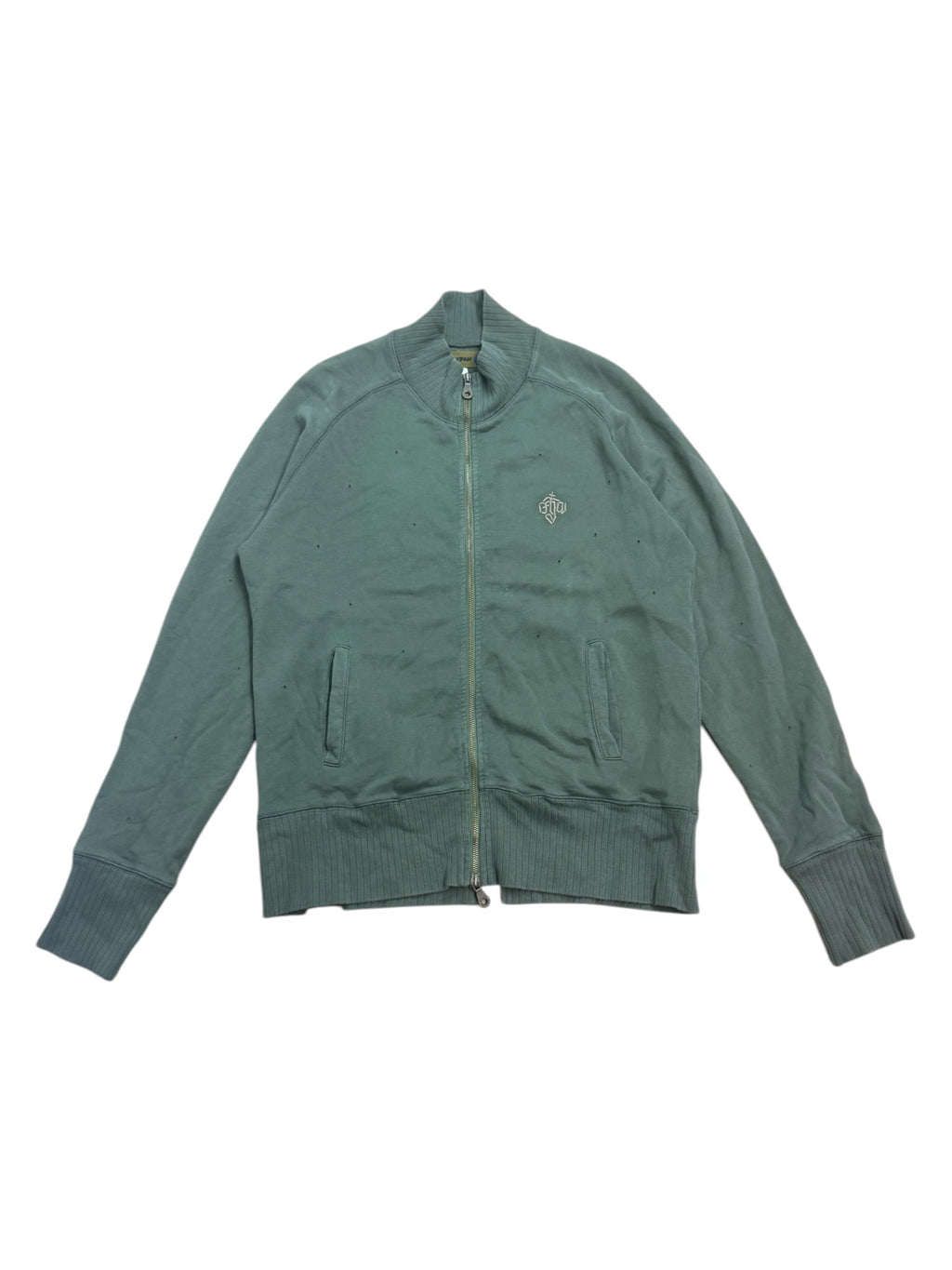 Fake London Genius 2000s Zip-Up Sweatshirt