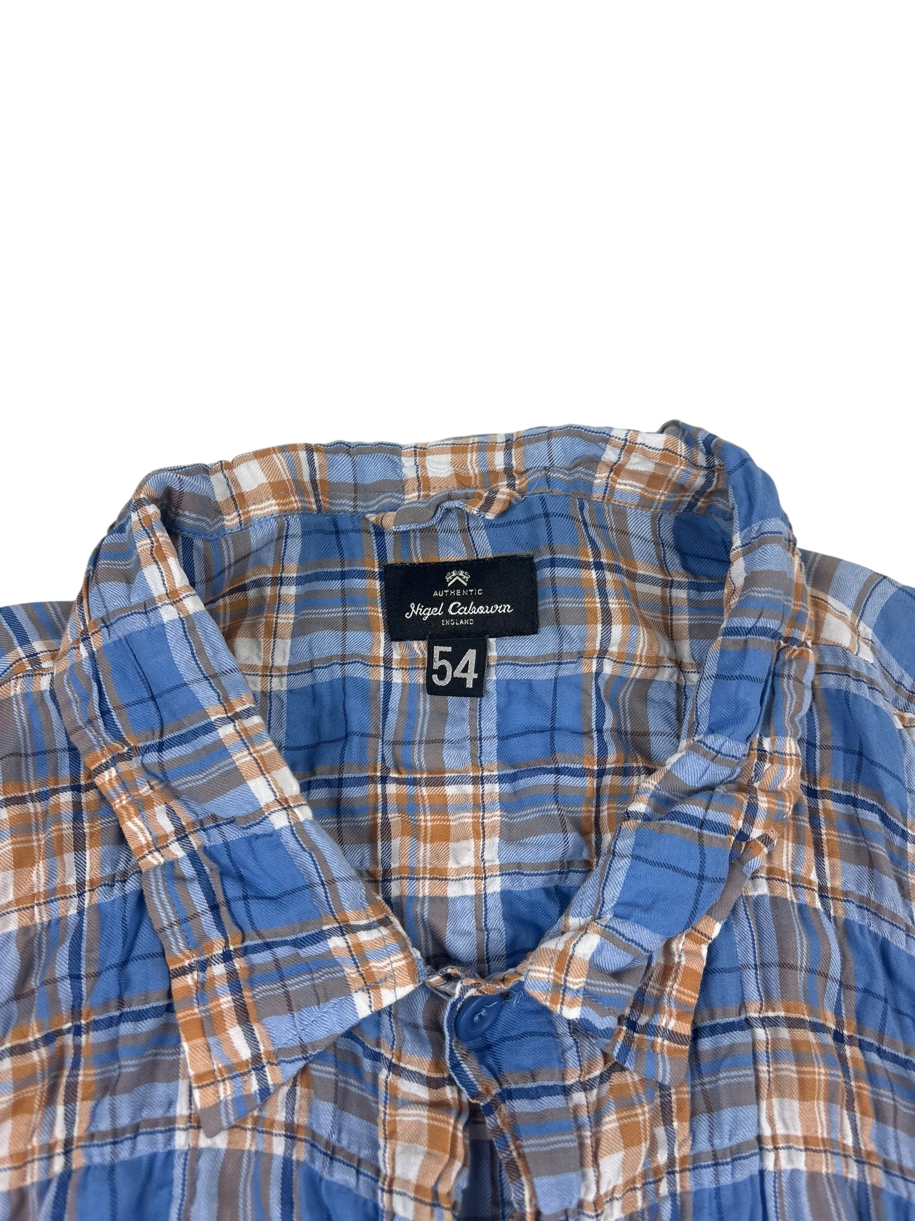 Nigel Cabourn Authentic Frankie Seersucker Shirt