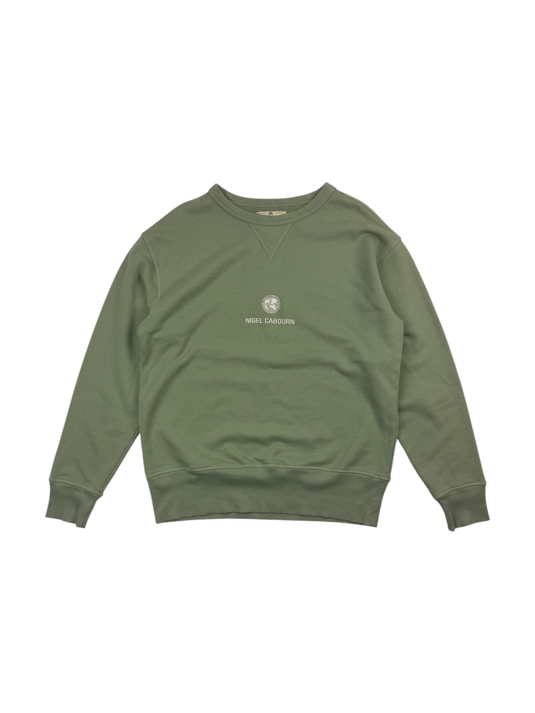 Nigel Cabourn Army Embroidered Globe Sweater
