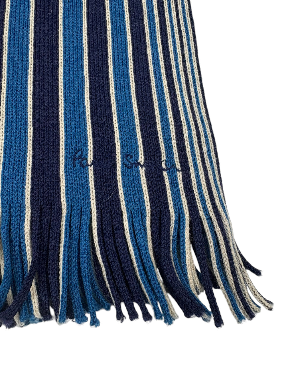 Paul Smith Tonal Stripe Wool Scarf