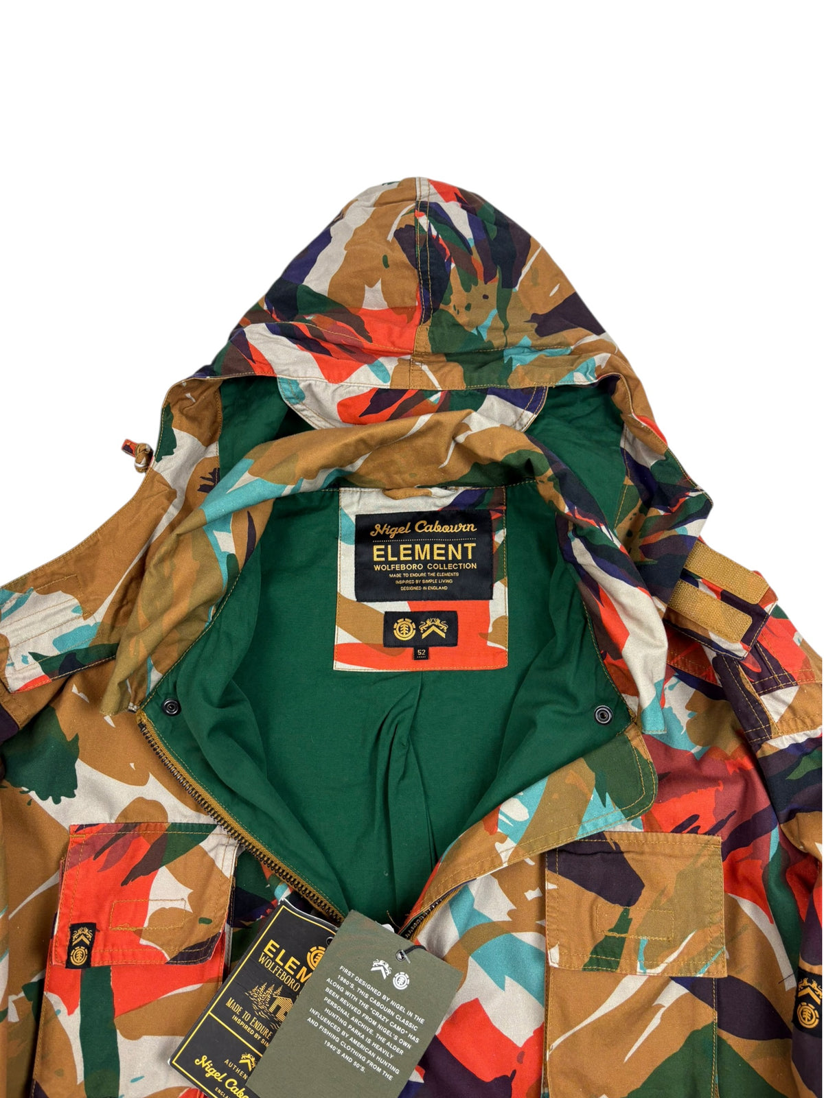 Nigel Cabourn x Element Camo Hunting Parka