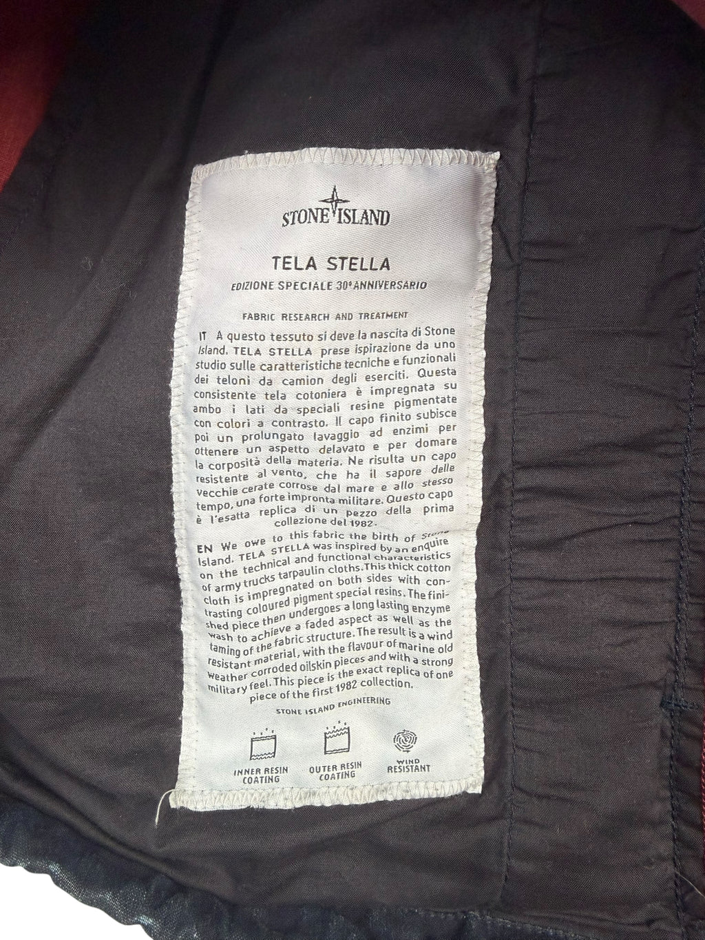 Stone Island 2012 Tella Stella 30th Anniversary Smock