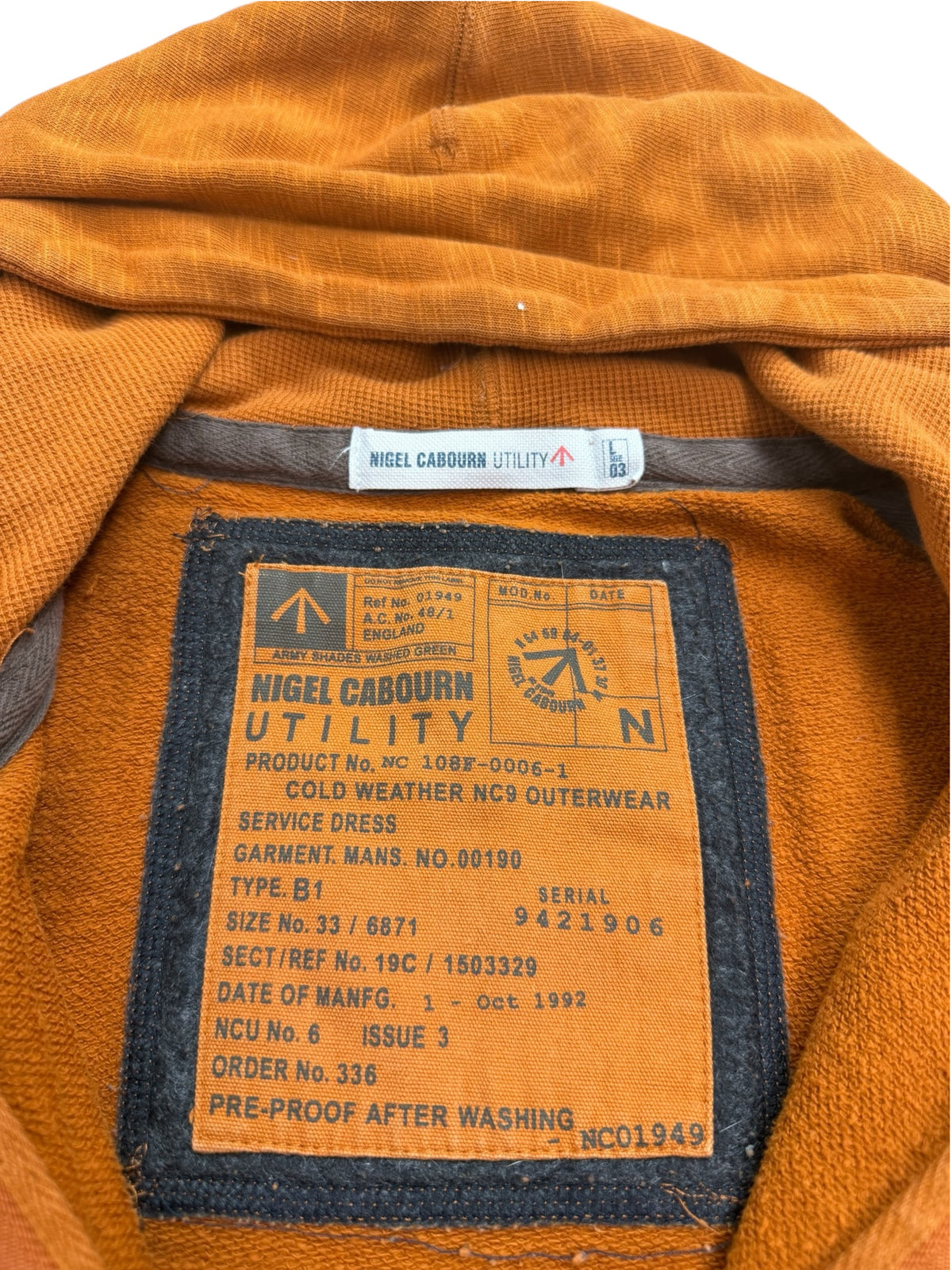 Nigel Cabourn 2000s Utility Zip-Up Hoodie