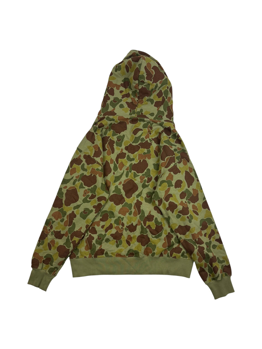 Nigel Cabourn Army Gym Camo Zip Up Hoodie