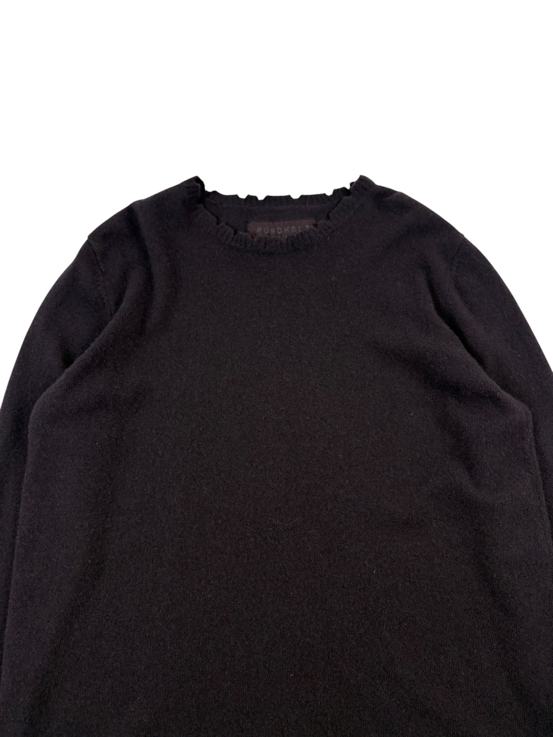 Rundholz Frayed Edge Knit Sweater