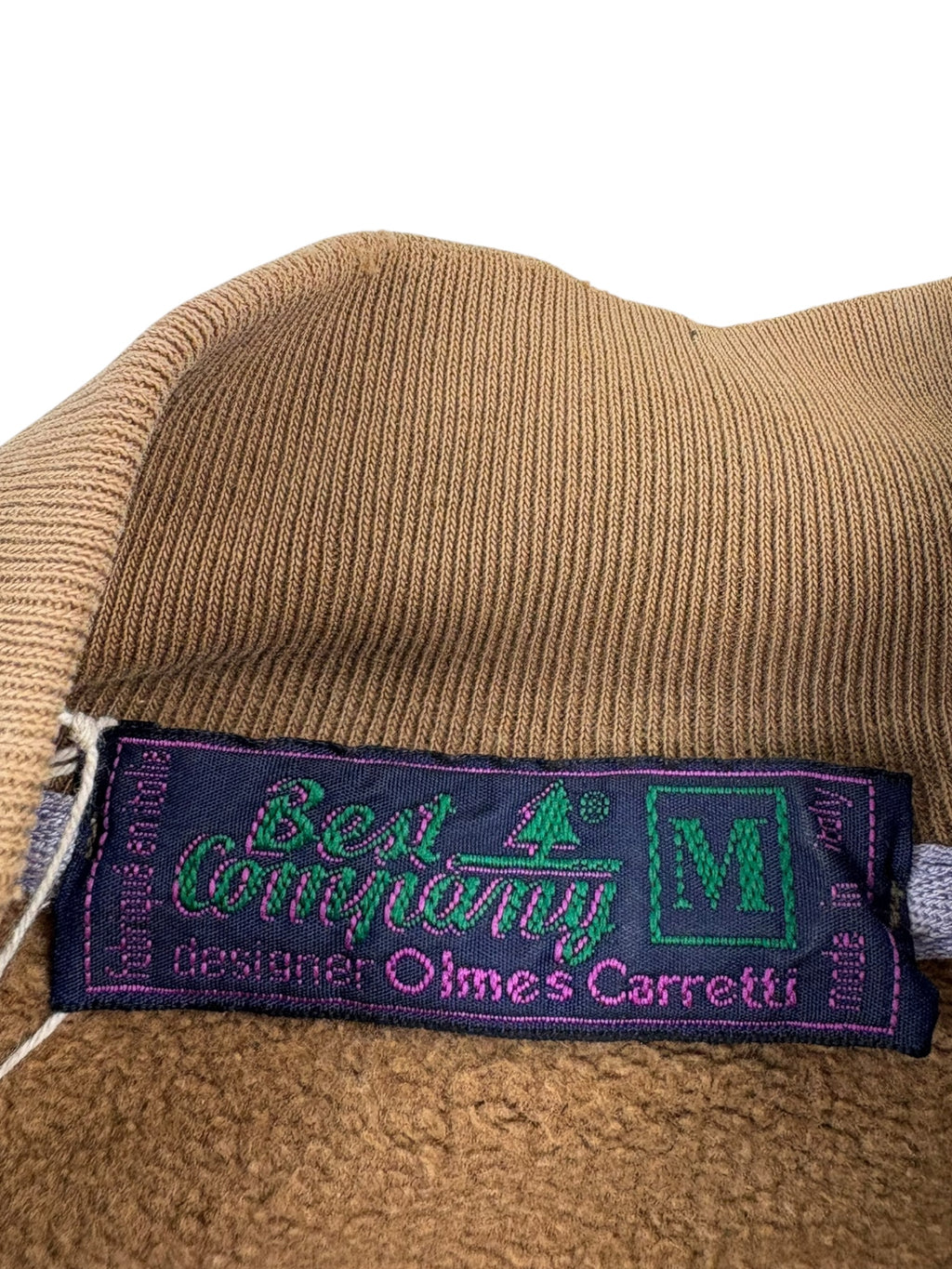 Best Company 80s Quarter Button Up Sweatshirt