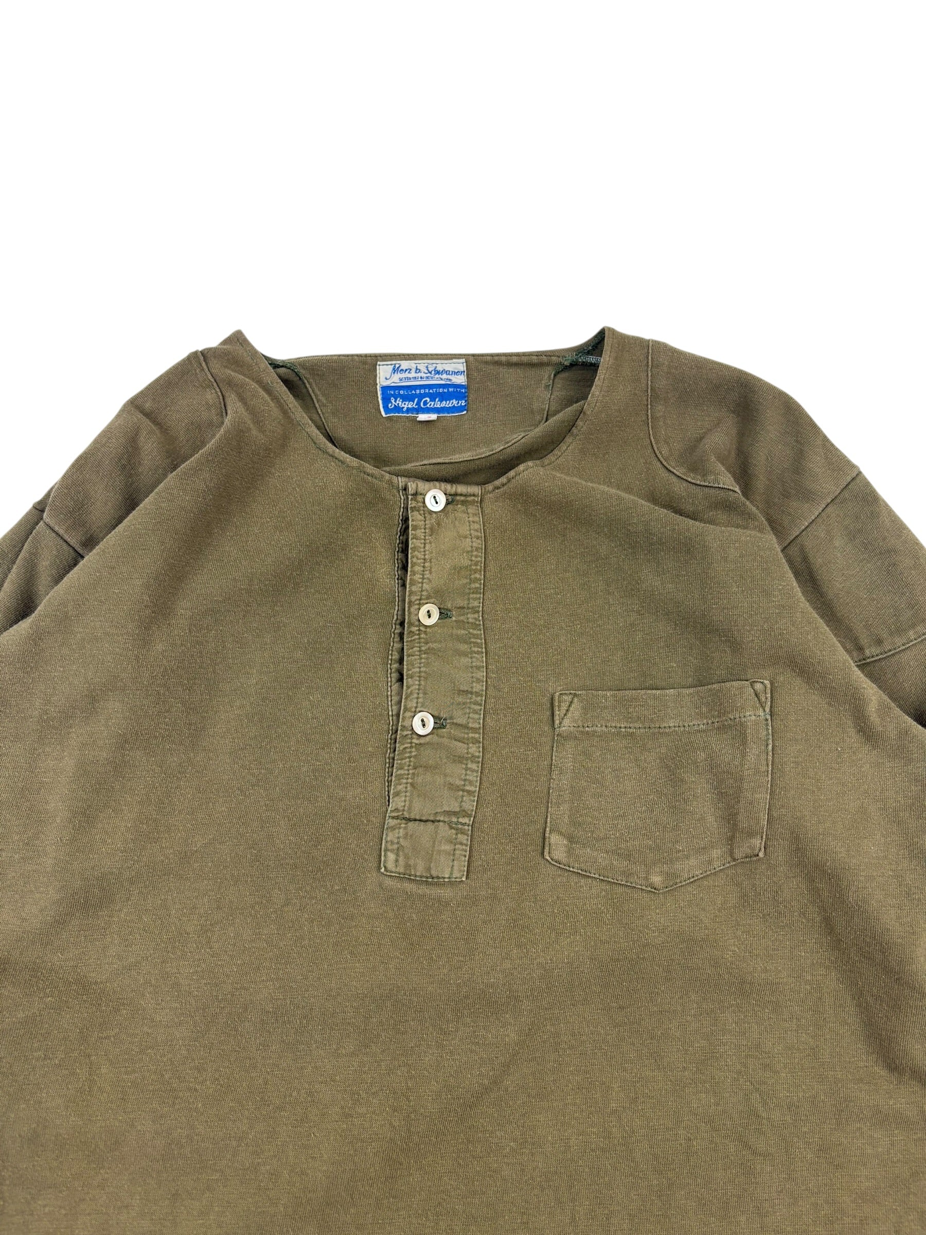 Nigel Cabourn x Merz b. Schwanen Henley Shirt