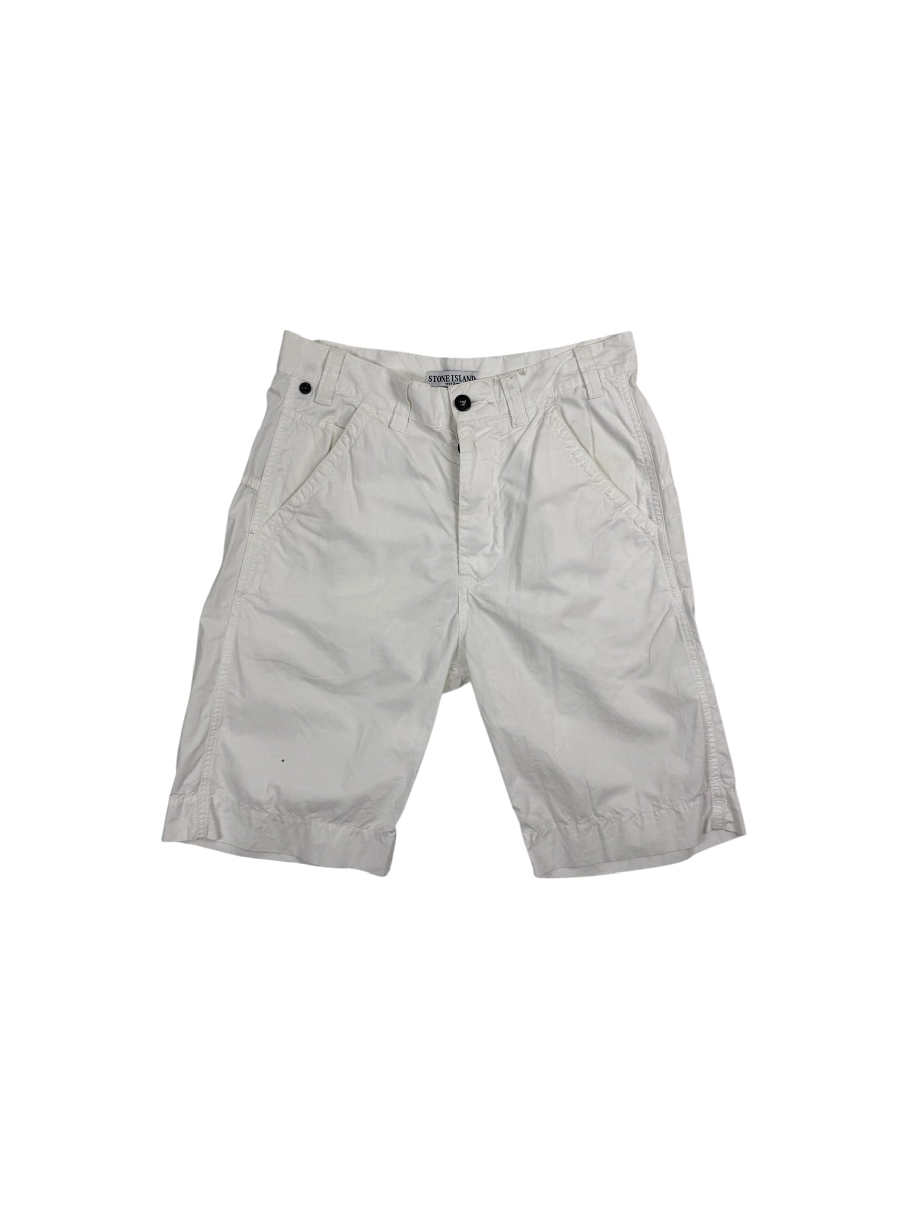 Stone Island SS00 White Shorts