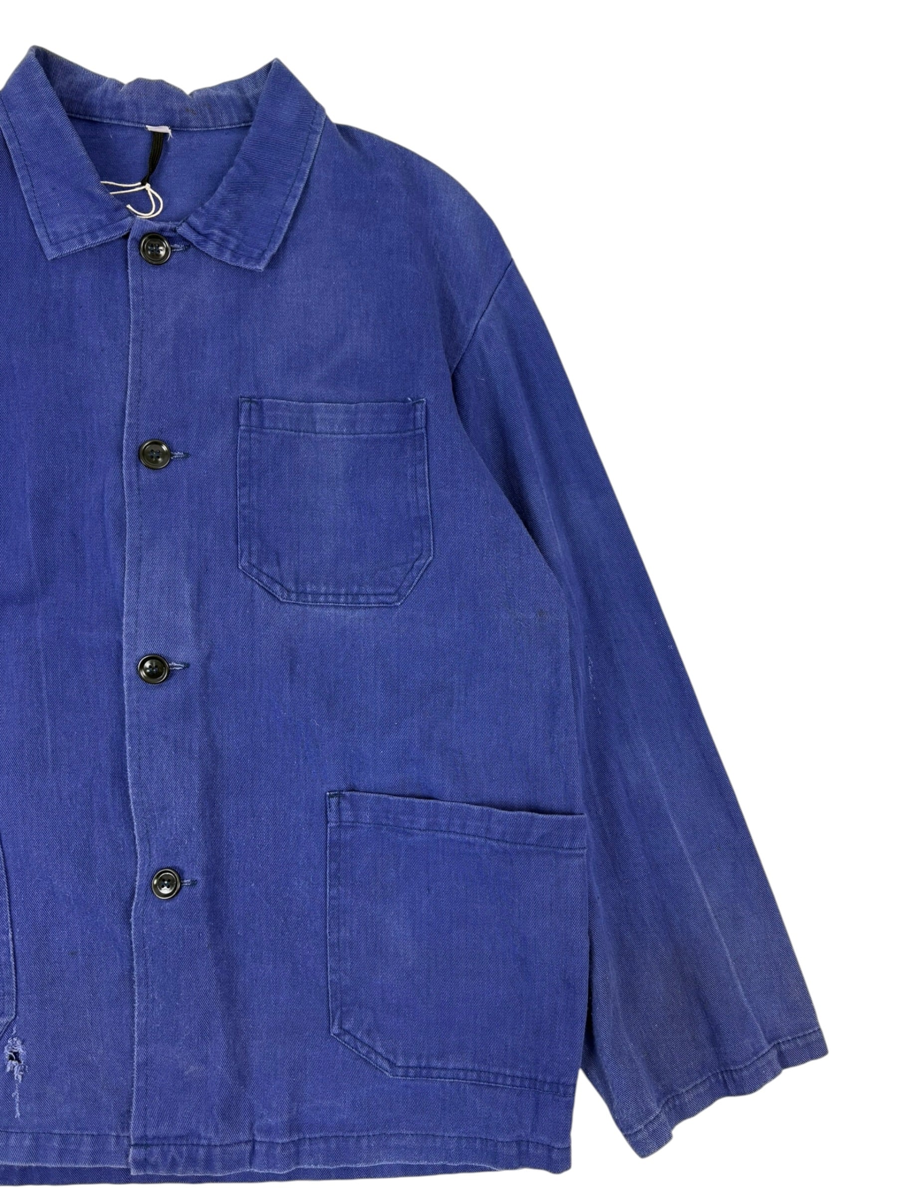 French 1980s Workwear Faded Chore Jacket