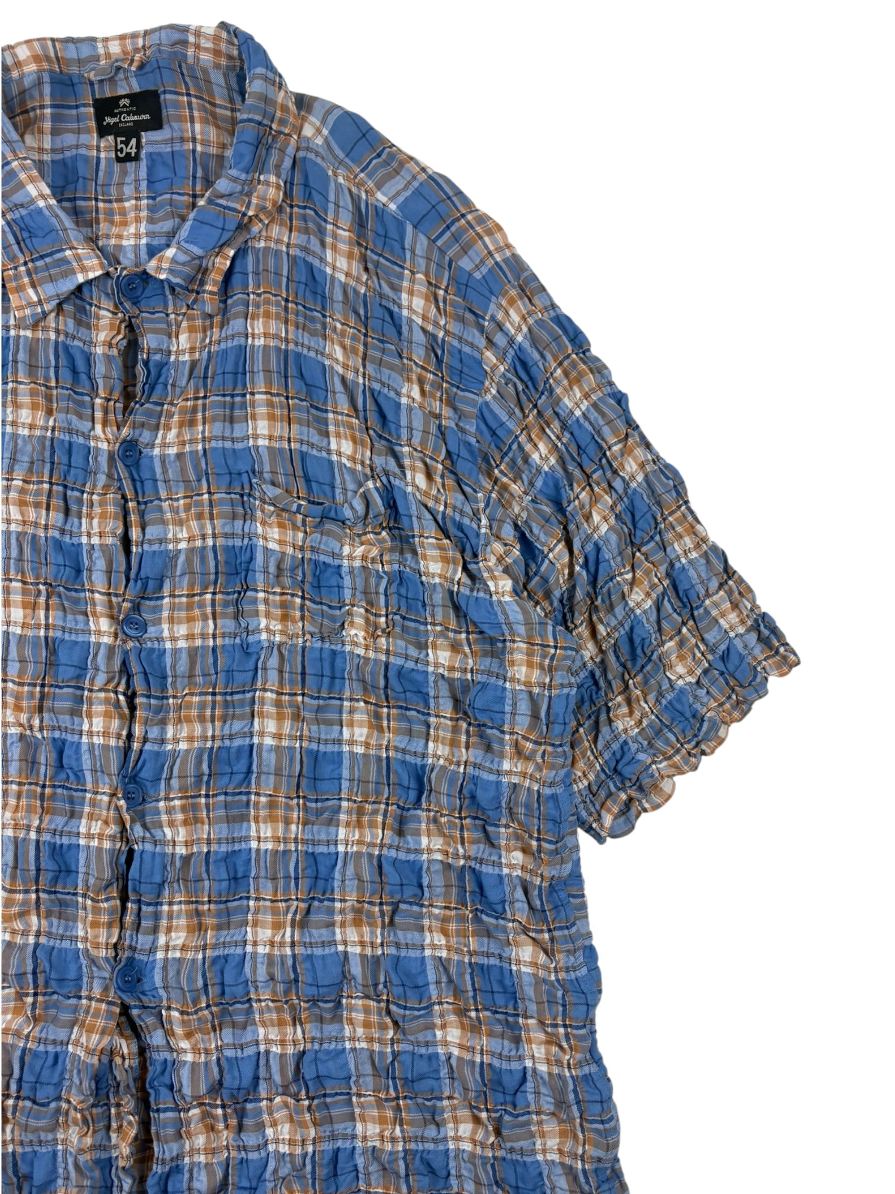 Nigel Cabourn Authentic Frankie Seersucker Shirt