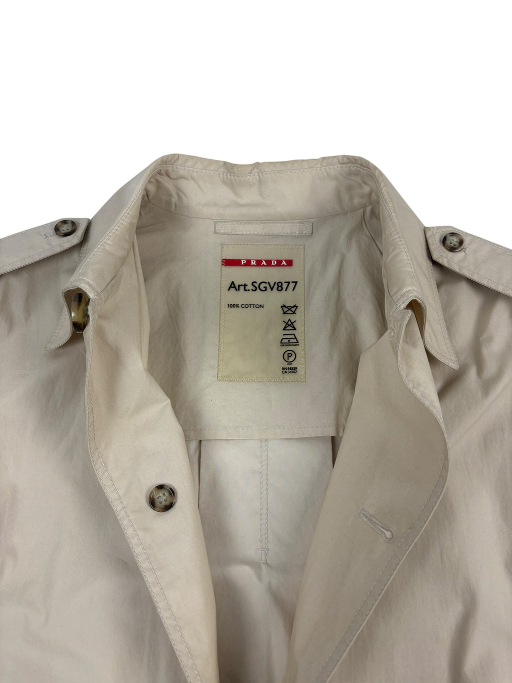 Prada 2000s Sport Trench Coat