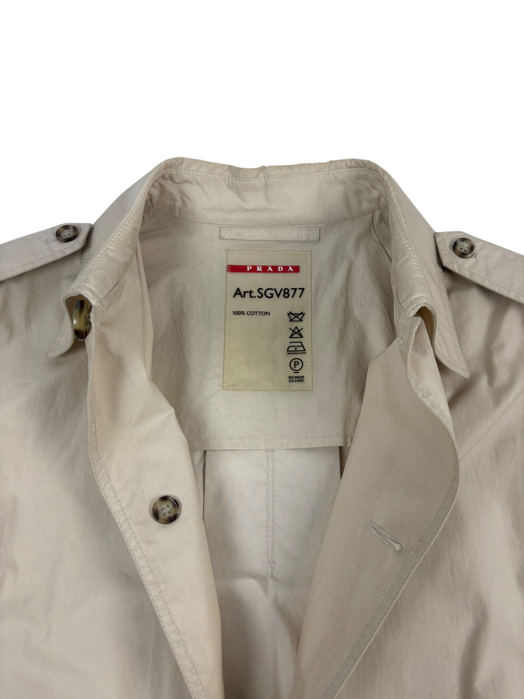 Prada 2000s Sport Trench Coat