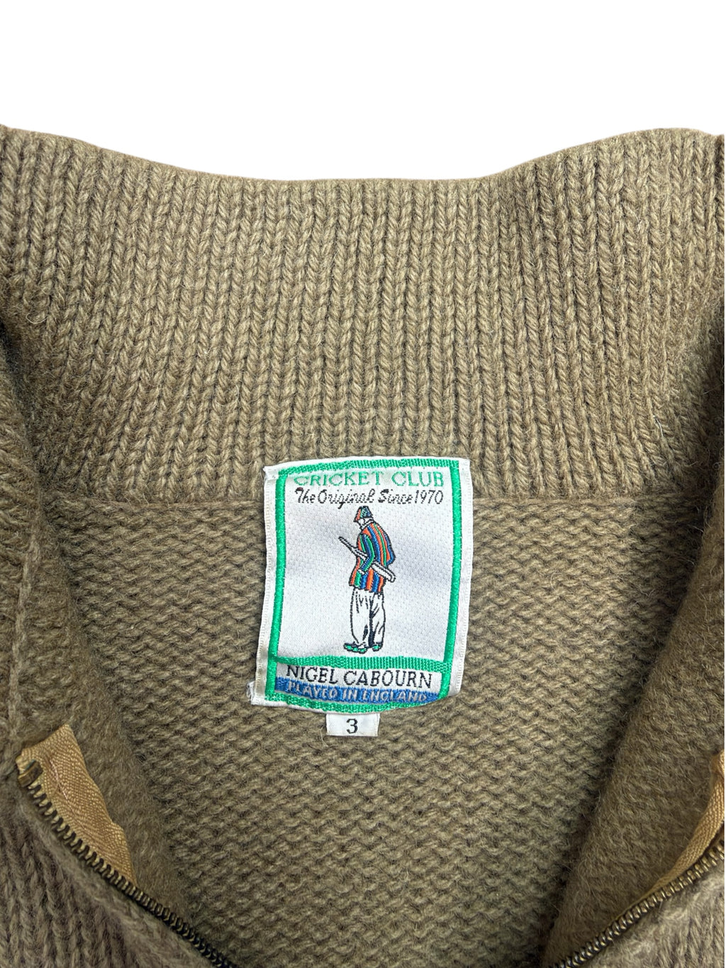 Nigel Cabourn 80s Cricket Club Wool Sweater