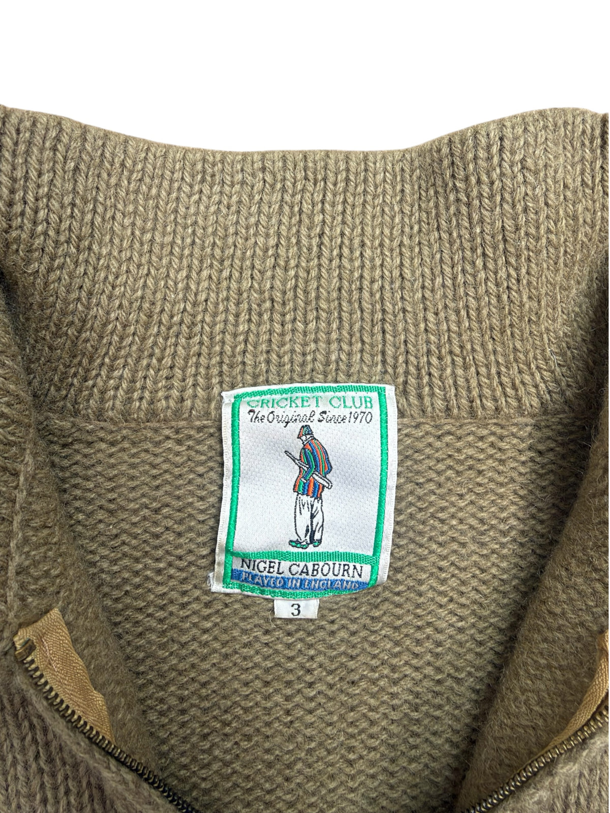 Nigel Cabourn 80s Cricket Club Wool Sweater
