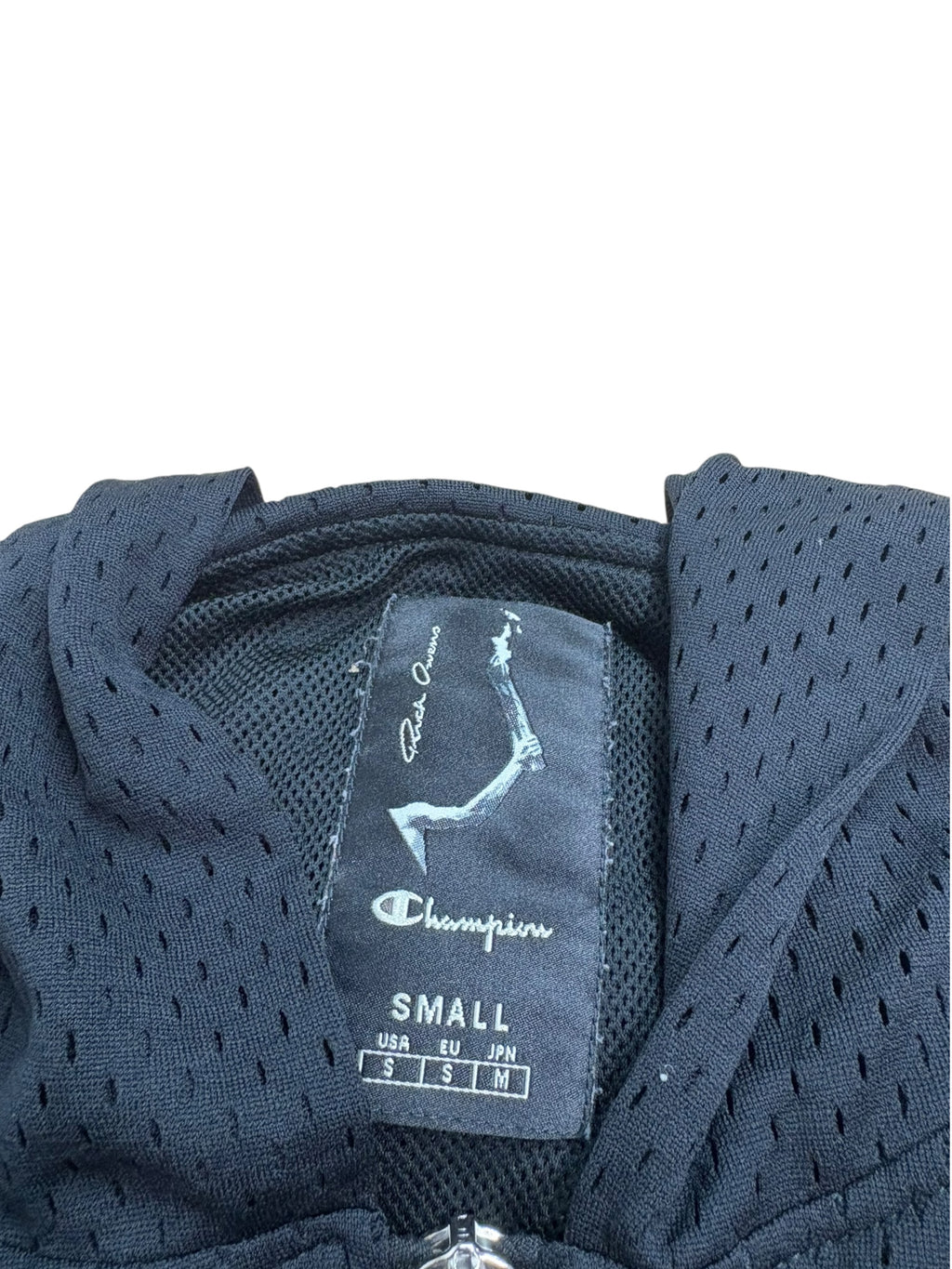 Rick Owens x Champion Mesh Zip-Up Hoodie