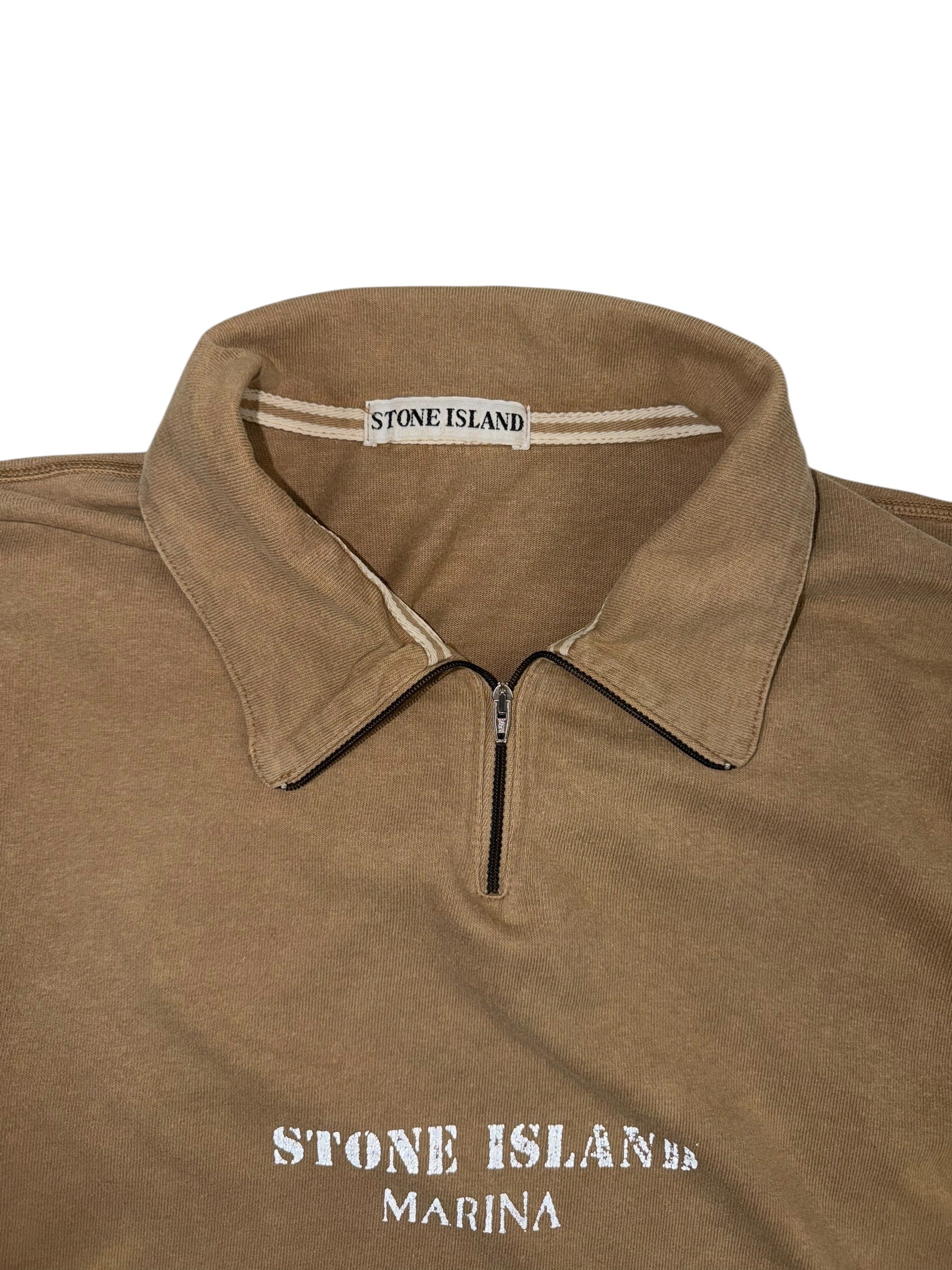 Stone Island Marina SS86 Quarter Zip Top
