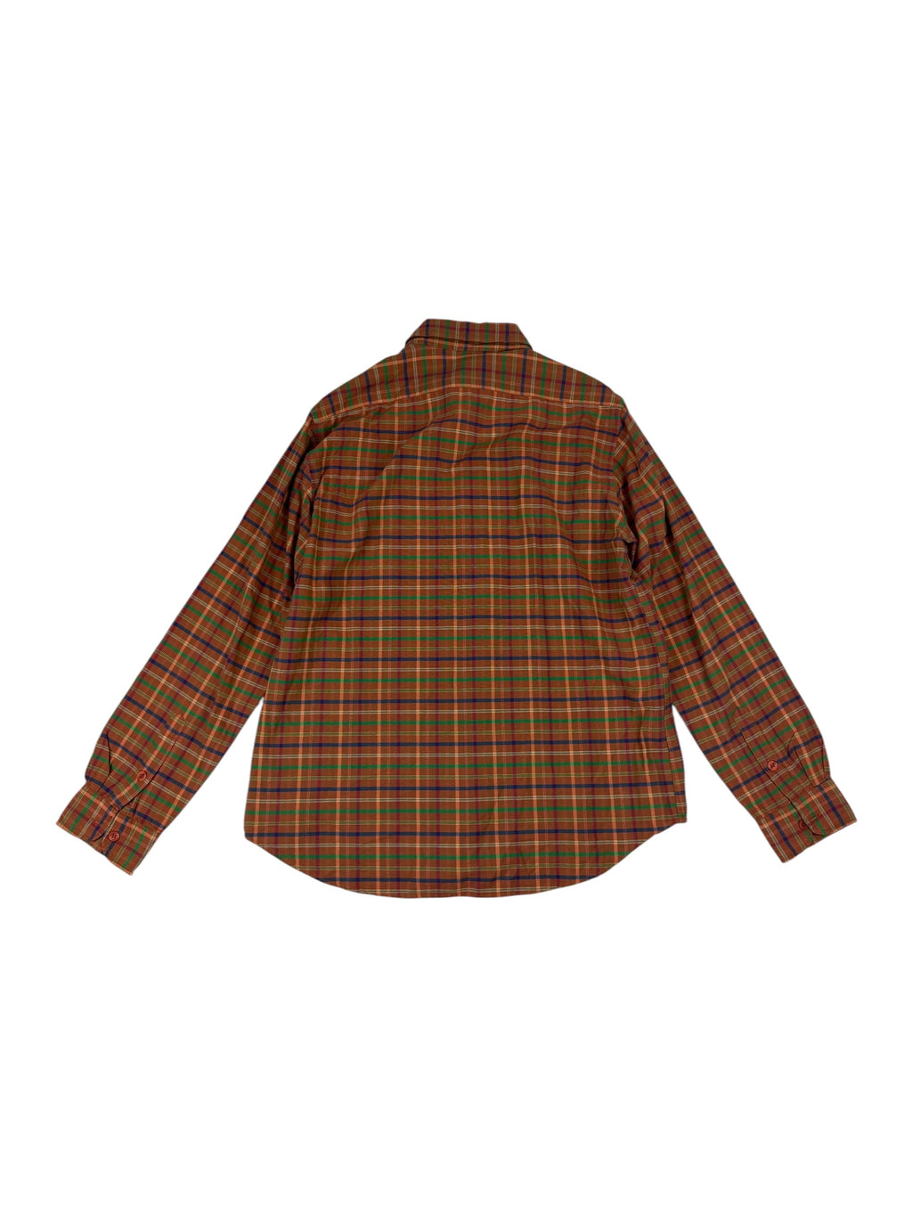 Nigel Cabourn Authentic Orange Check Shirt