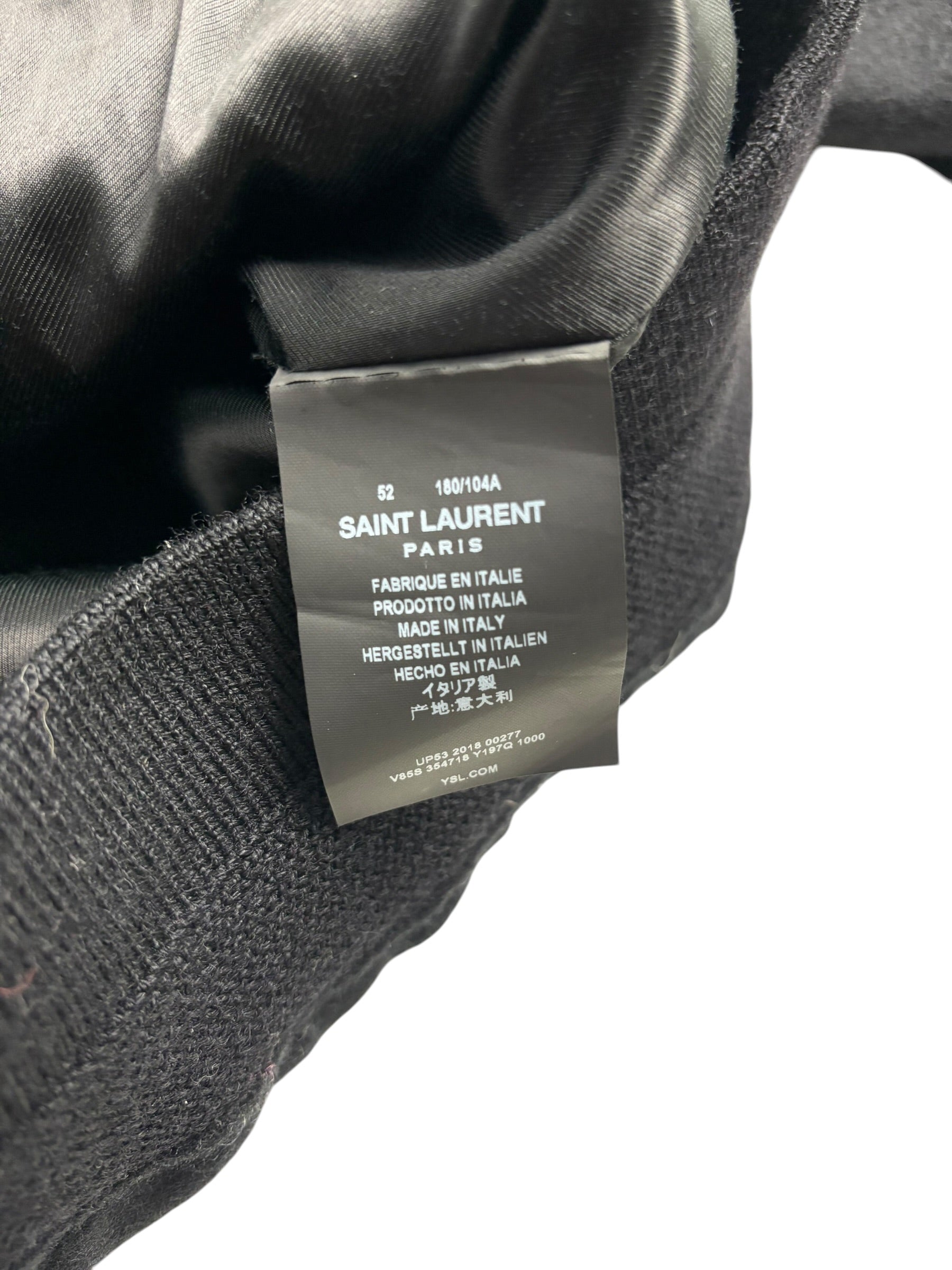 Saint Laurent Teddy Varsity Jacket