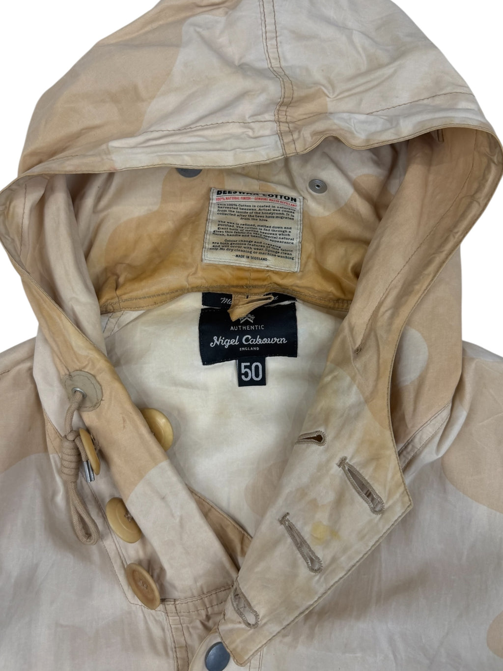 Nigel Cabourn Authentic Cloud Camo Naval Parka