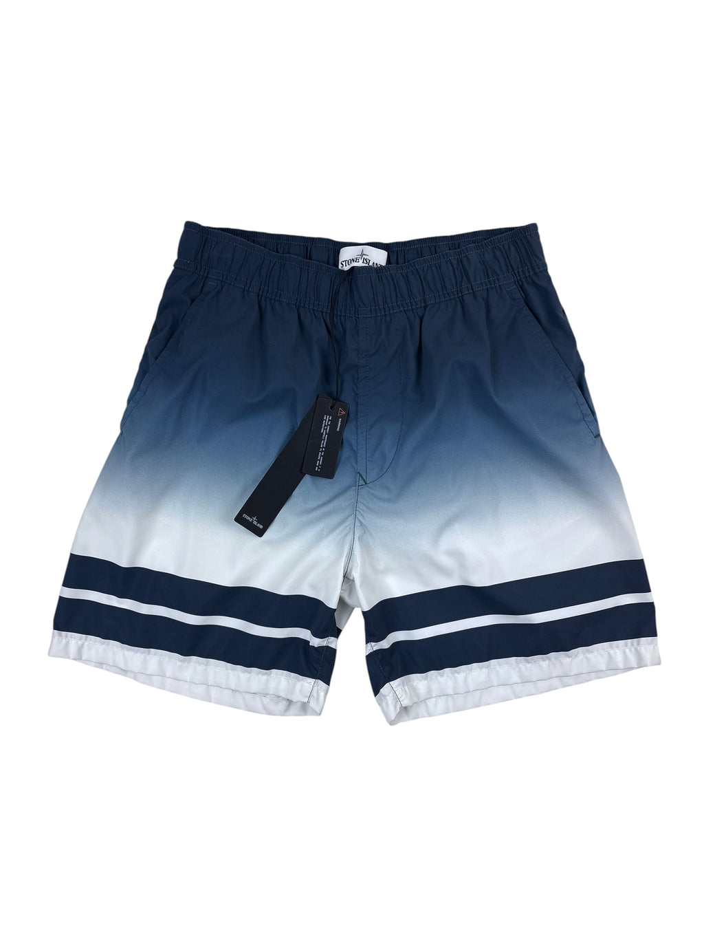 Stone Island Striped Swimming Trunks