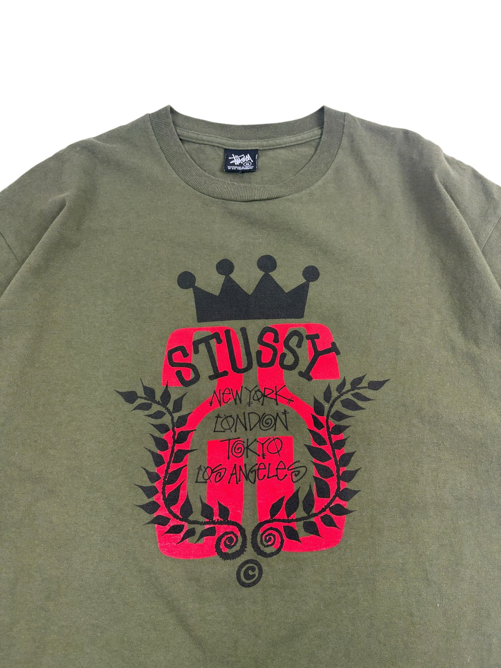 Stussy 2000s SS Print T-Shirt