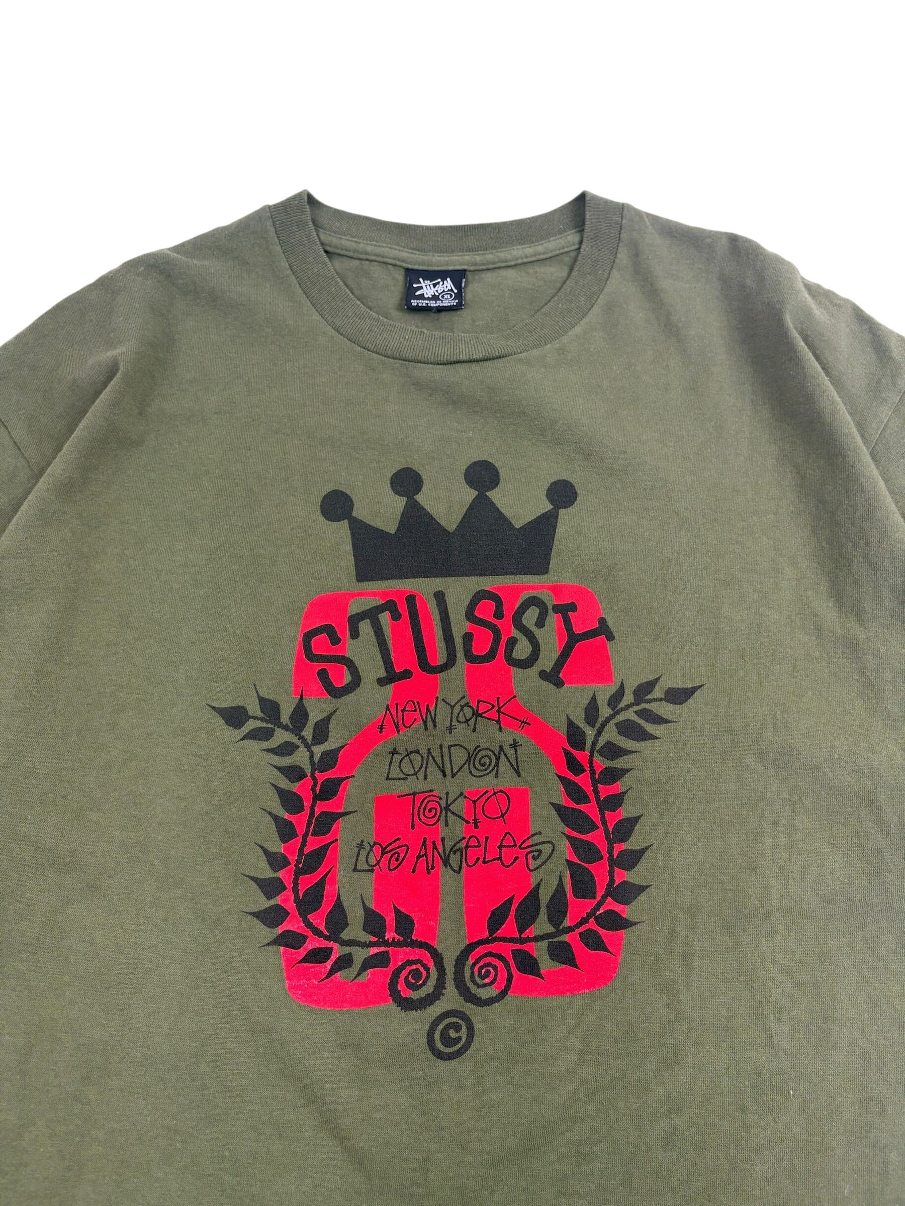 Stussy 2000s SS Print T-Shirt