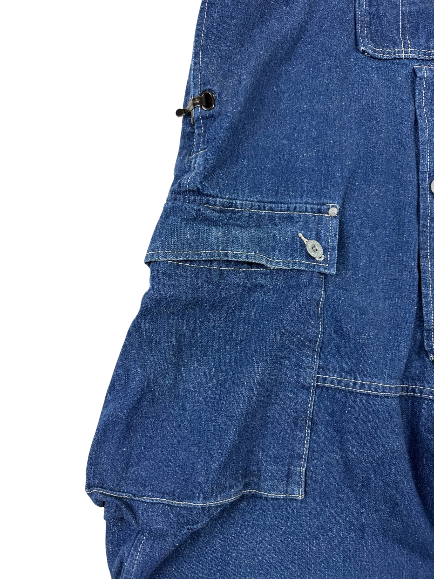 Nigel Cabourn Lybro Railway Denim Dungarees