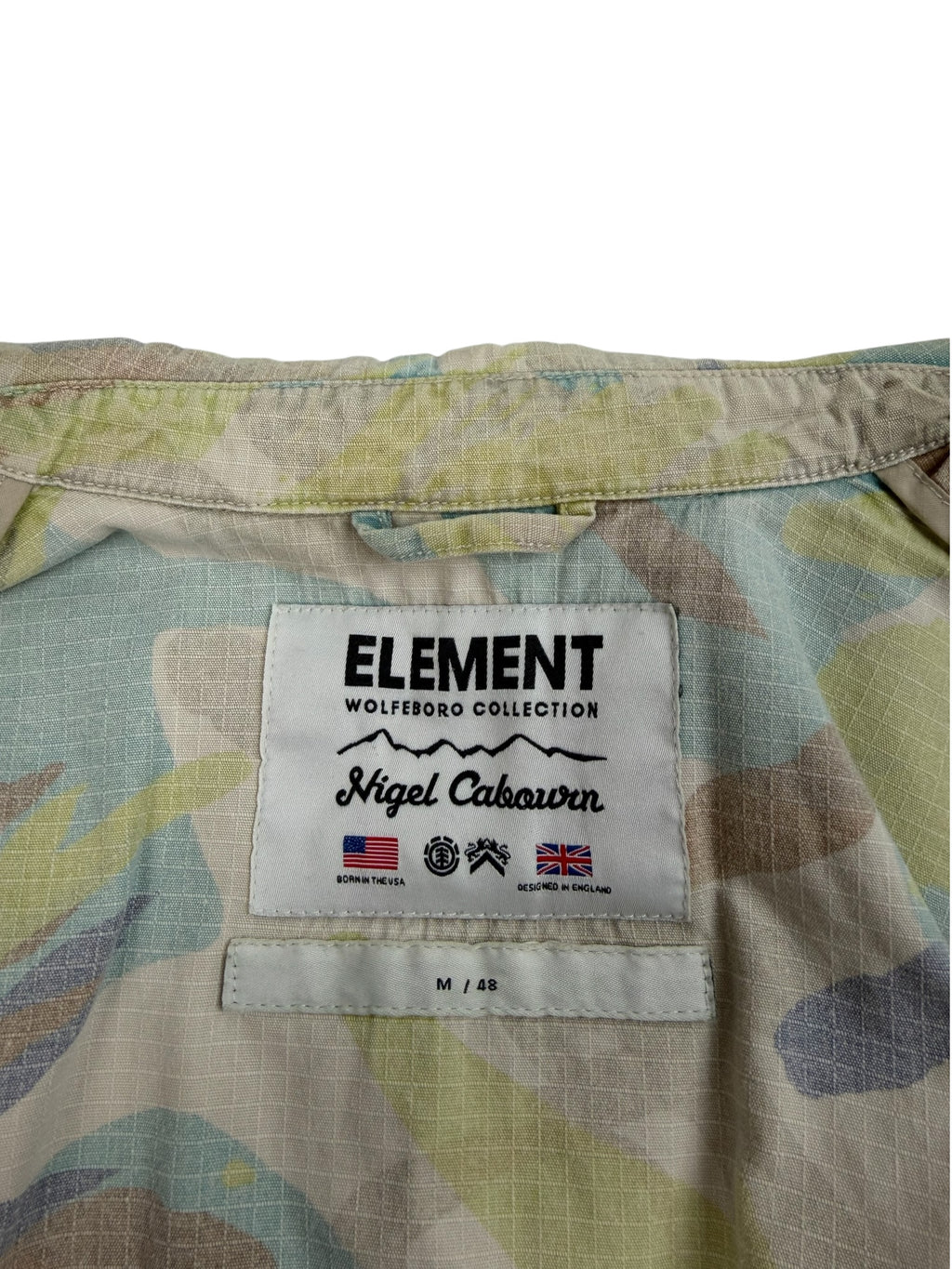Nigel Cabourn Element Abstract Camo Summer Shirt