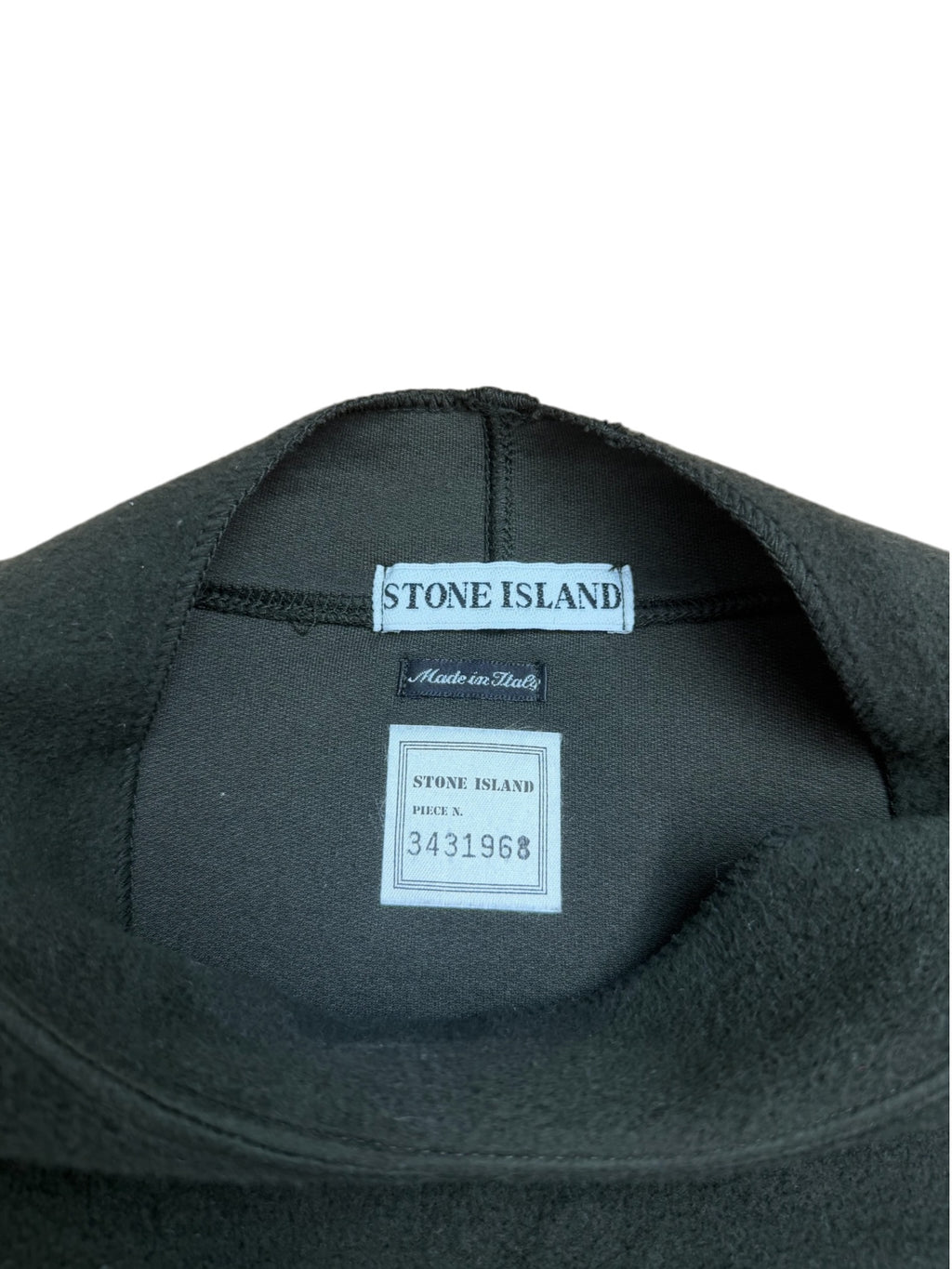Stone Island AW95 Mock Neck Fleece Sweater
