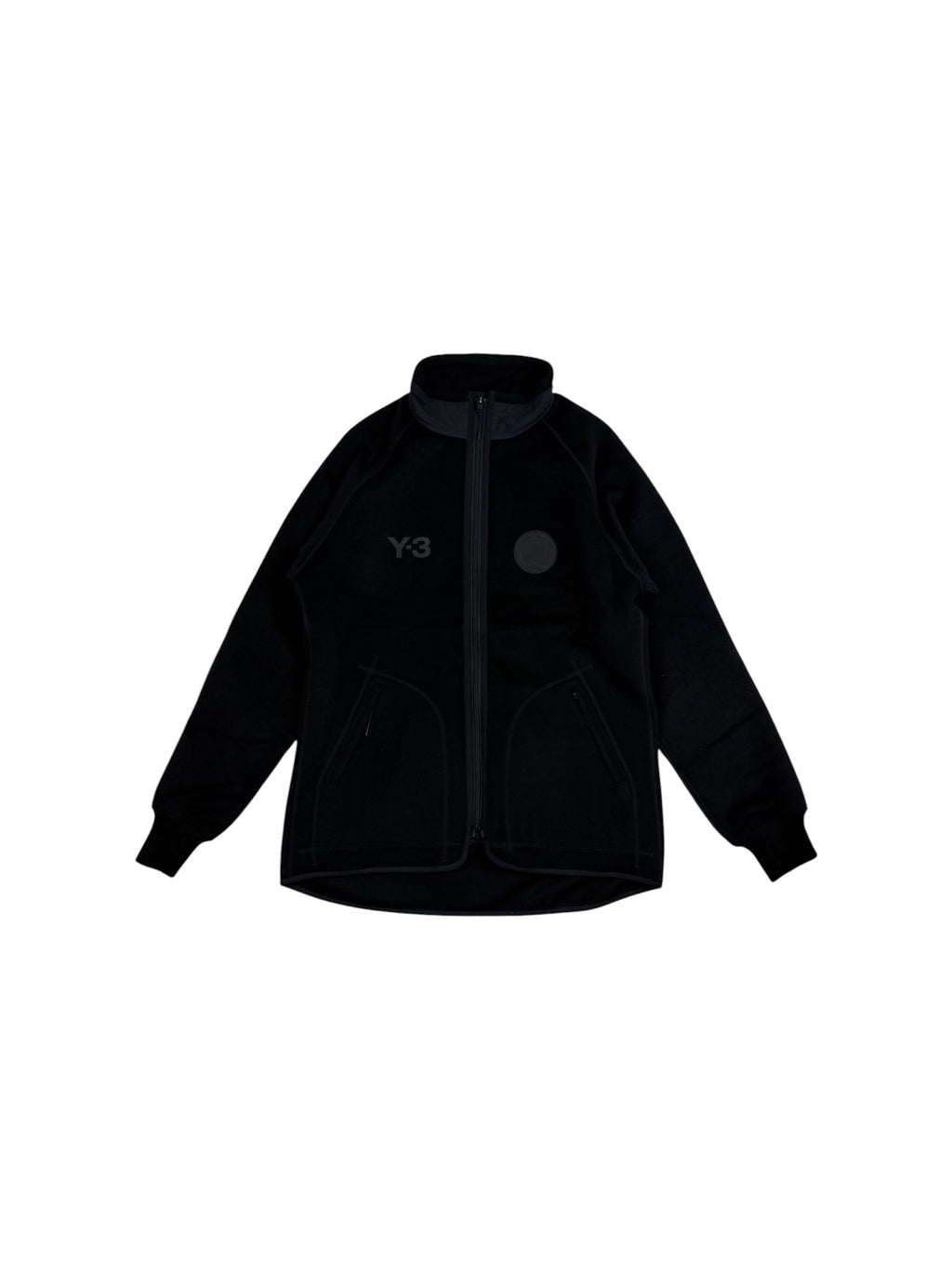 Y-3 Logo Appliqué Fleece Jacket
