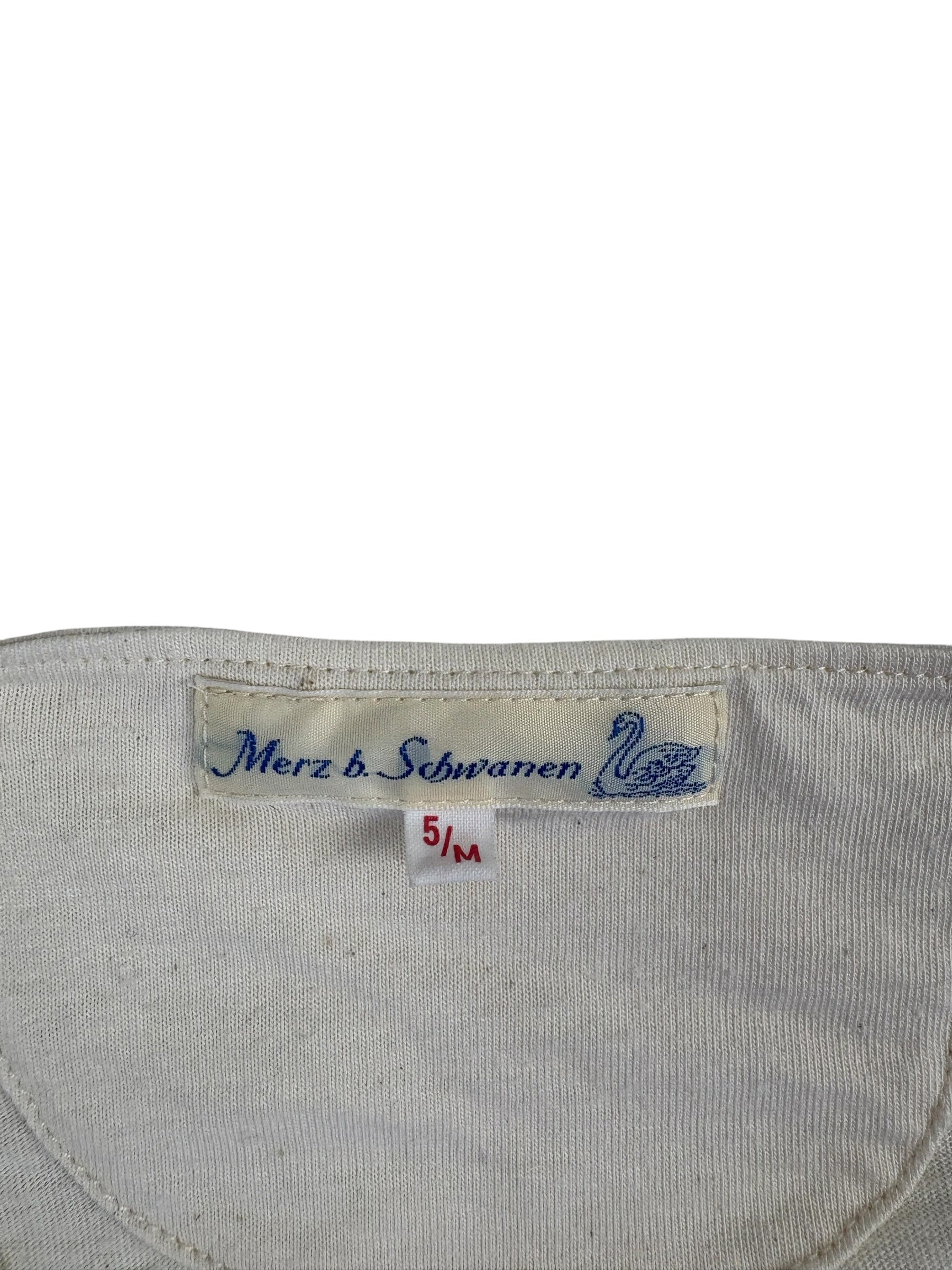 Merz b Schwanen Short Sleeve Henley Shirt