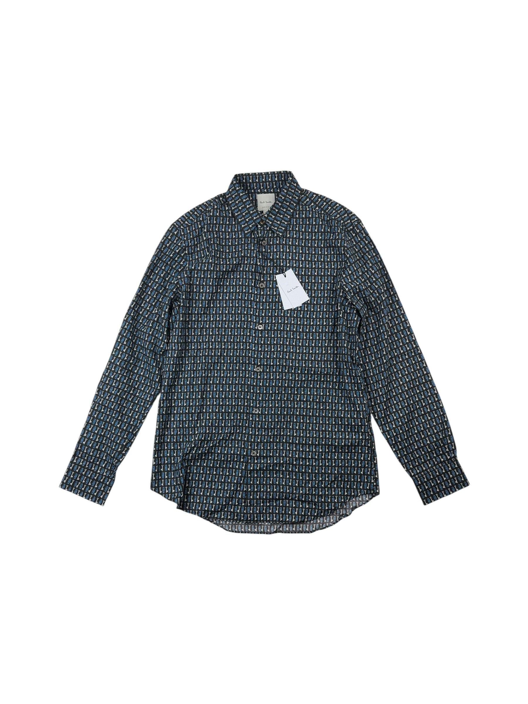 Paul Smith Men’s S/C Lock & Key Tailored Shirt