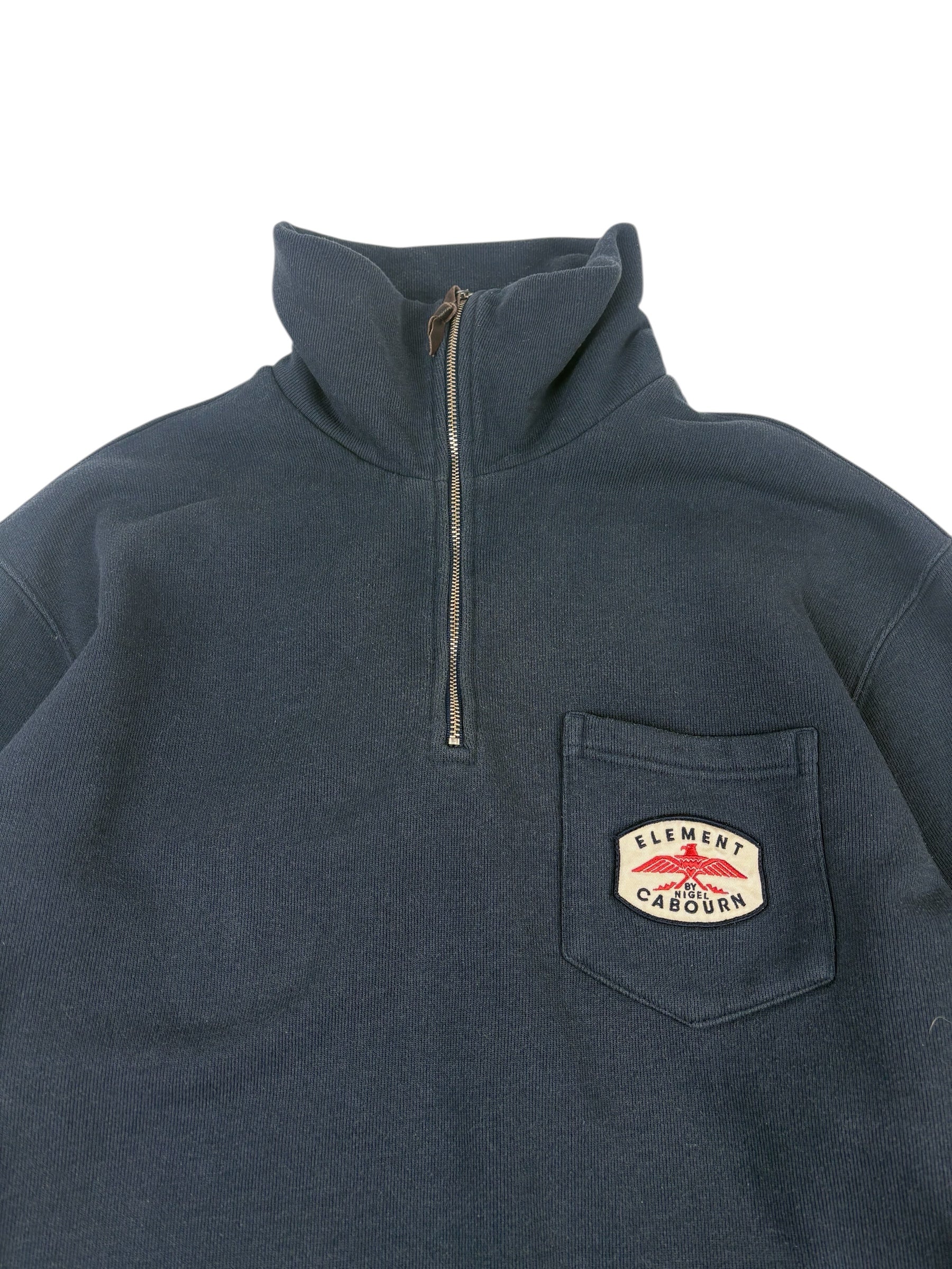 Nigel Cabourn Element Wolfeboro Totem Quarter Zip Sweater