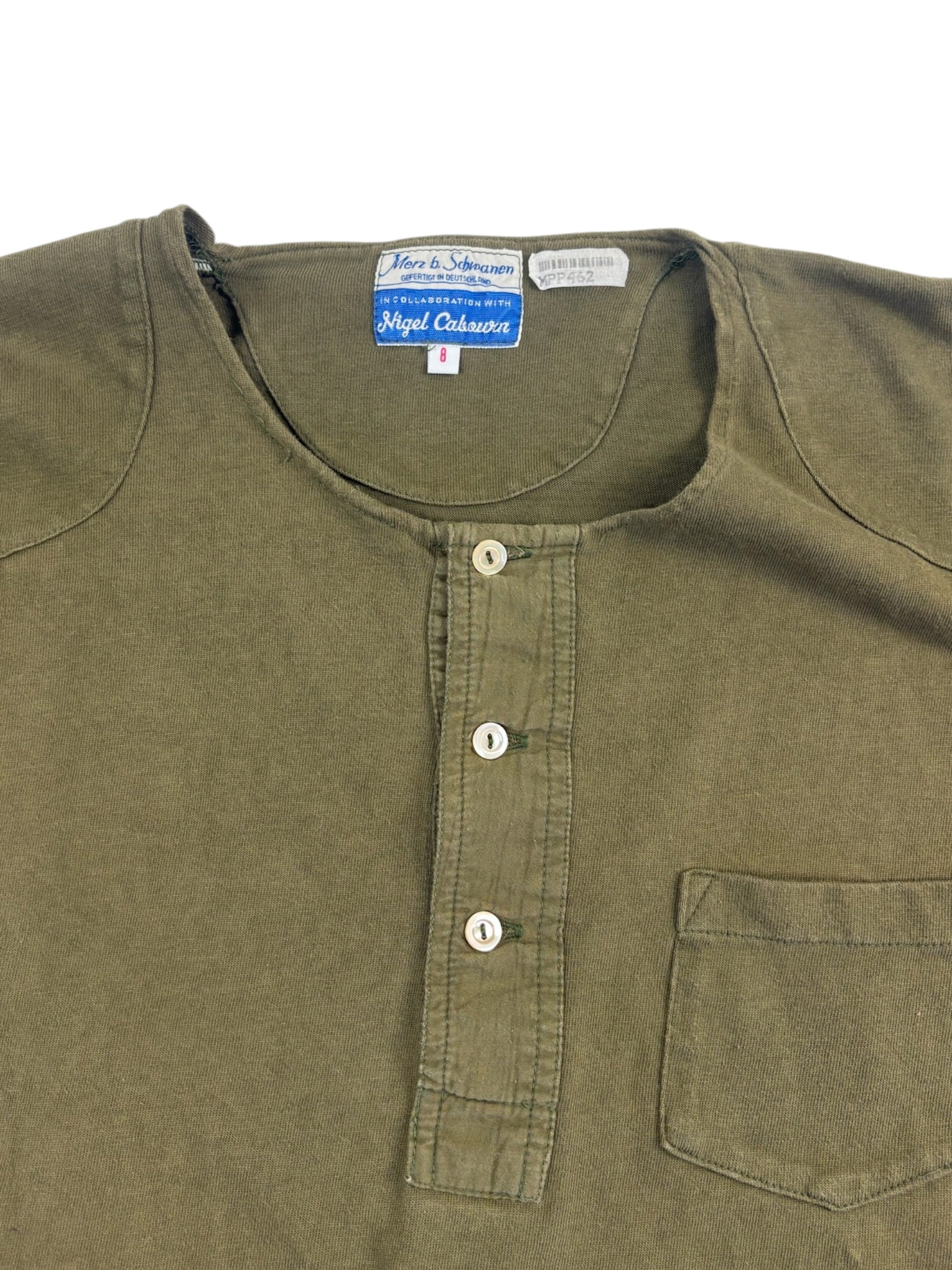 Nigel Cabourn x Merz b Schwanen LS Henley Shirt