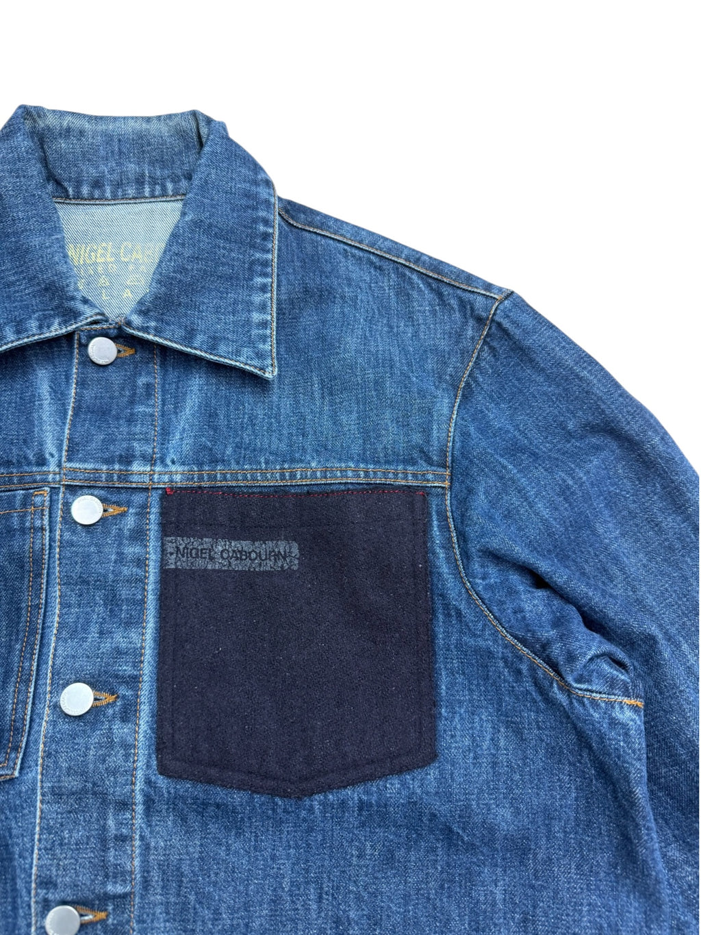 Nigel Cabourn Denims 2000s Patchwork Denim Jacket