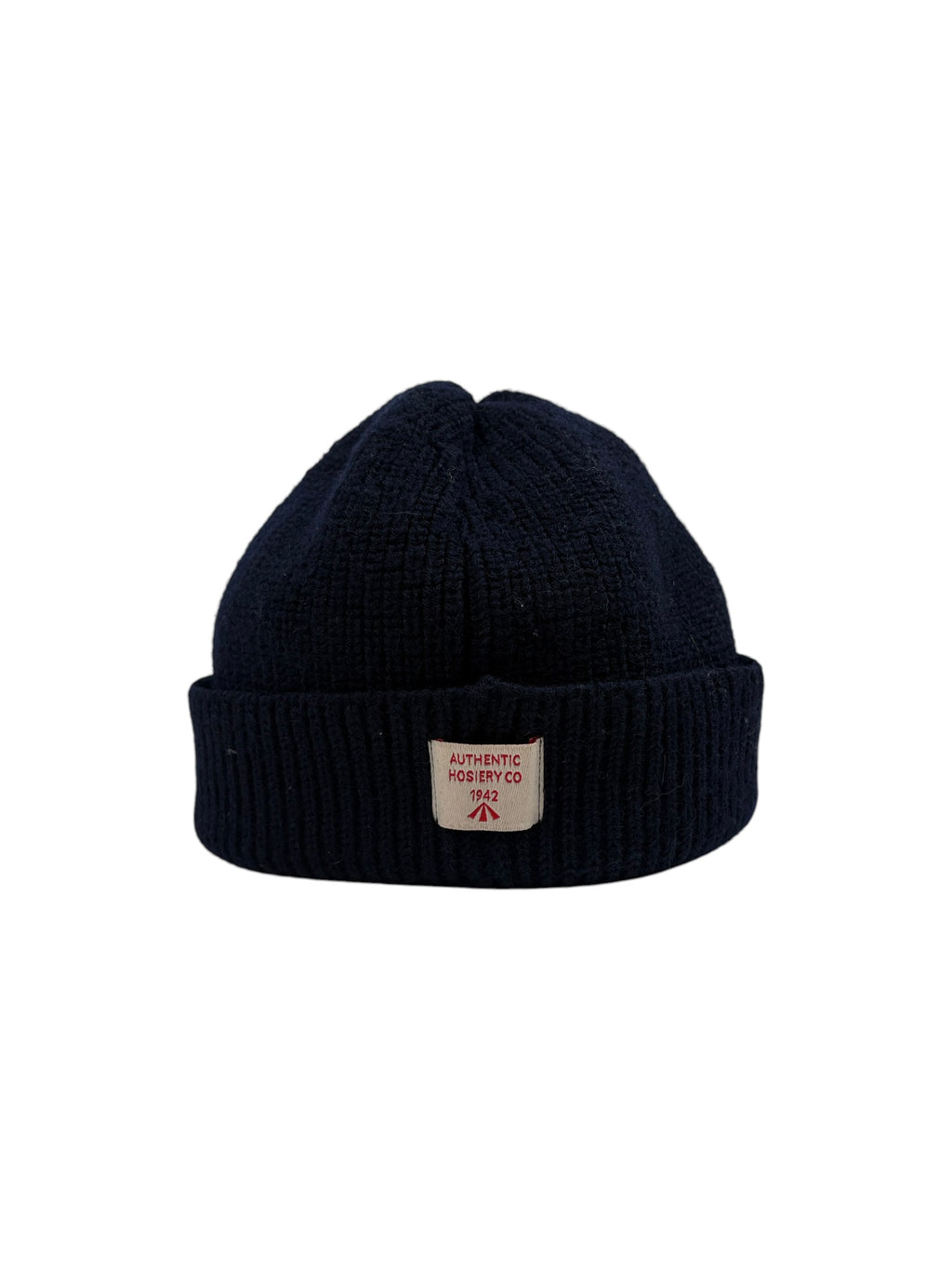 Nigel Cabourn Authentic Navy Solid Beanie